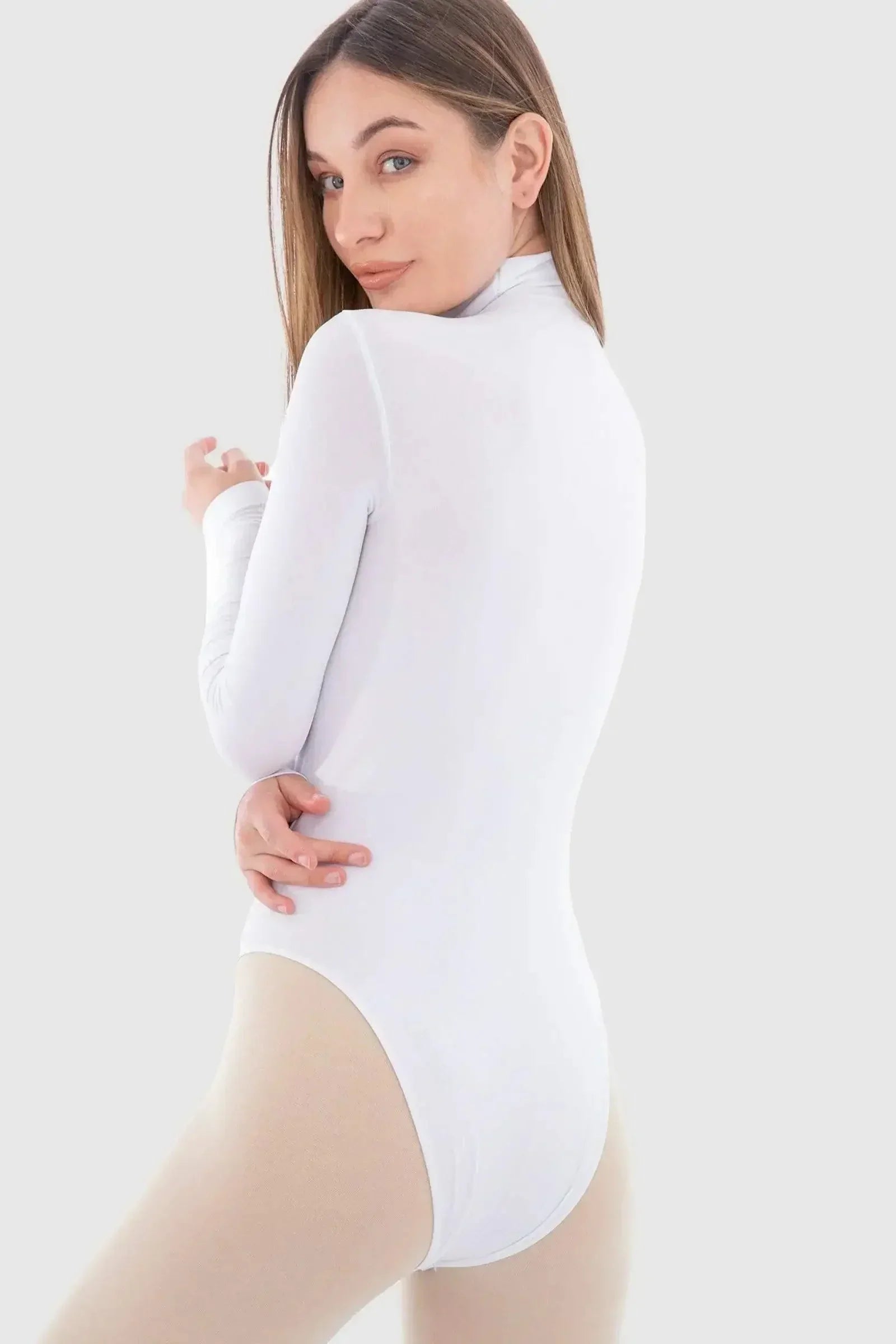 Carina - Long Sleeves Microfiber Bodysuit 5