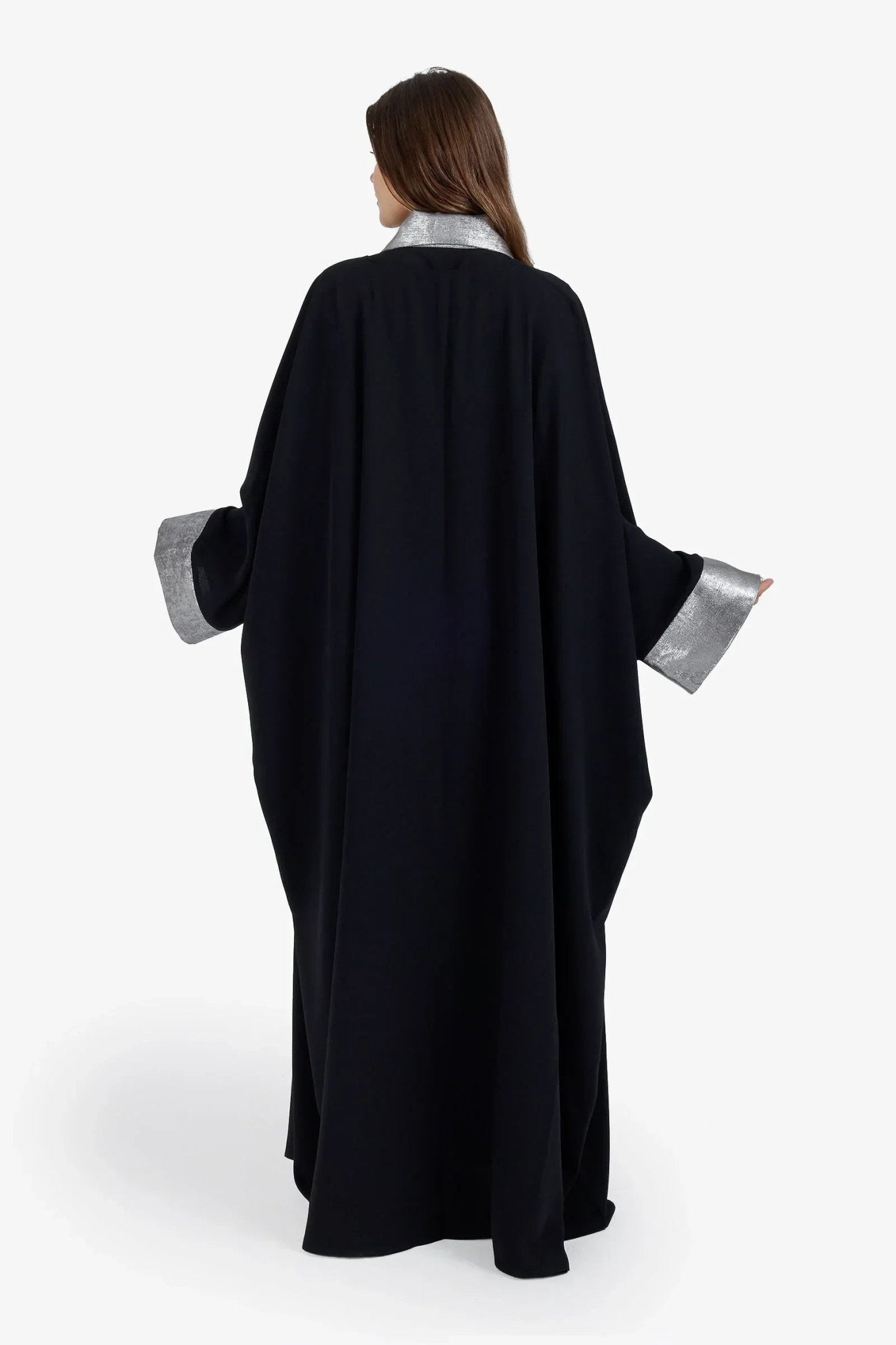 Metallic Contrast Cuff Cardigan - Carina - Babazzaro