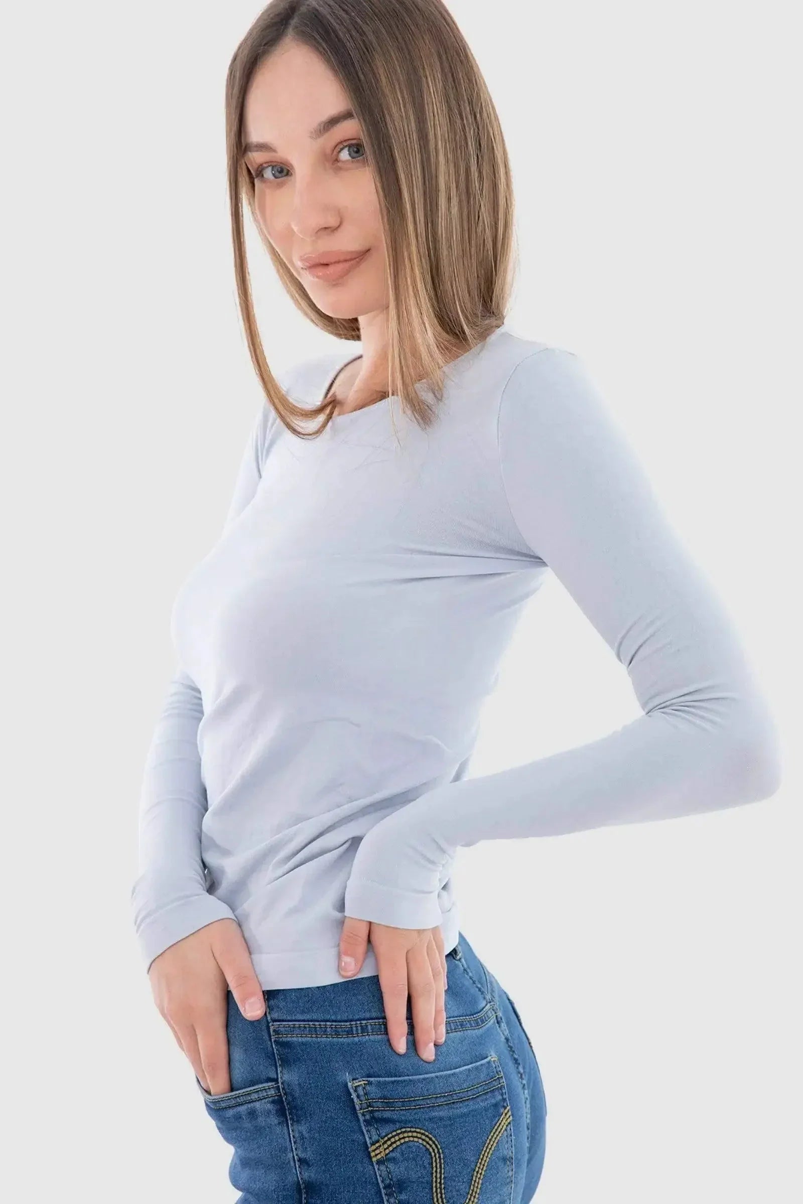 Carina - Microfiber Long Sleeves Top 16