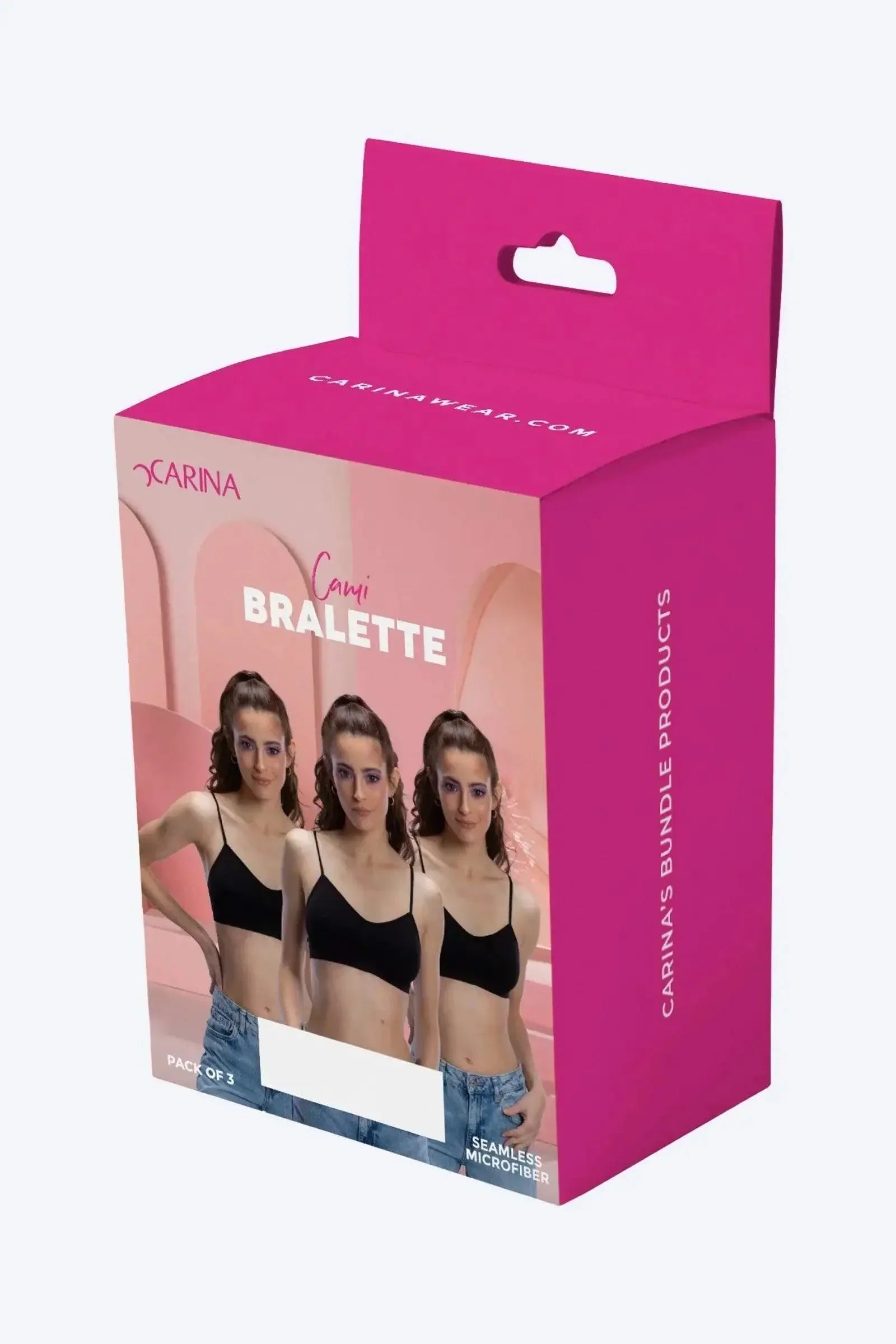 Carina - Microfiber Seamless Bralette Pack of 3 4