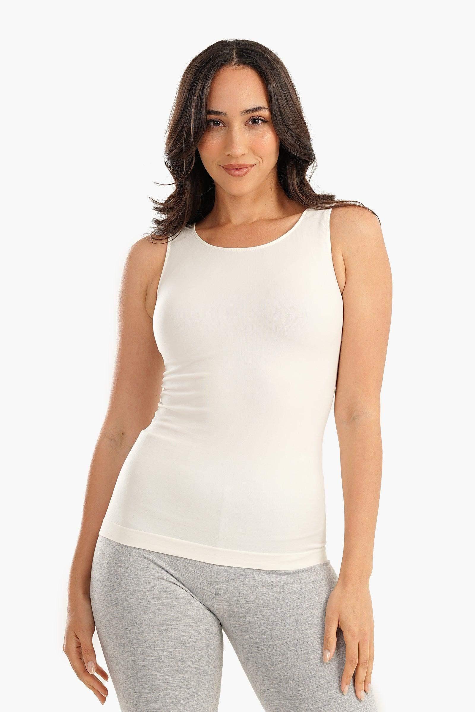 Carina - Microfiber Sleeveless Tank Top 1