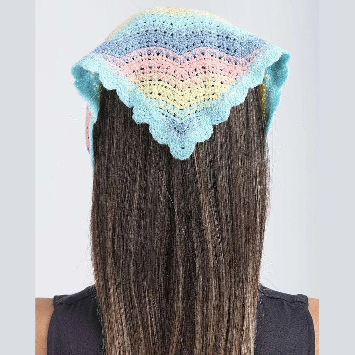 In your shoe-Multi-Color Crochet Bandana 4