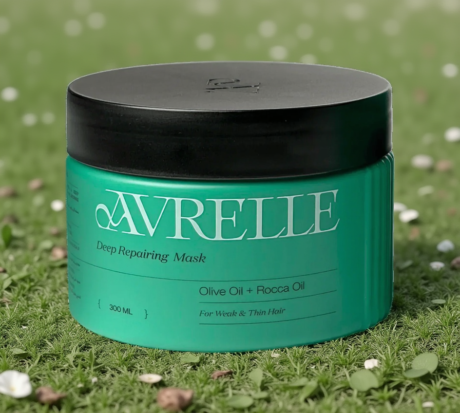 Olive Oil + Rocca Oil Hair Mask - Avrelle - Babazzaro