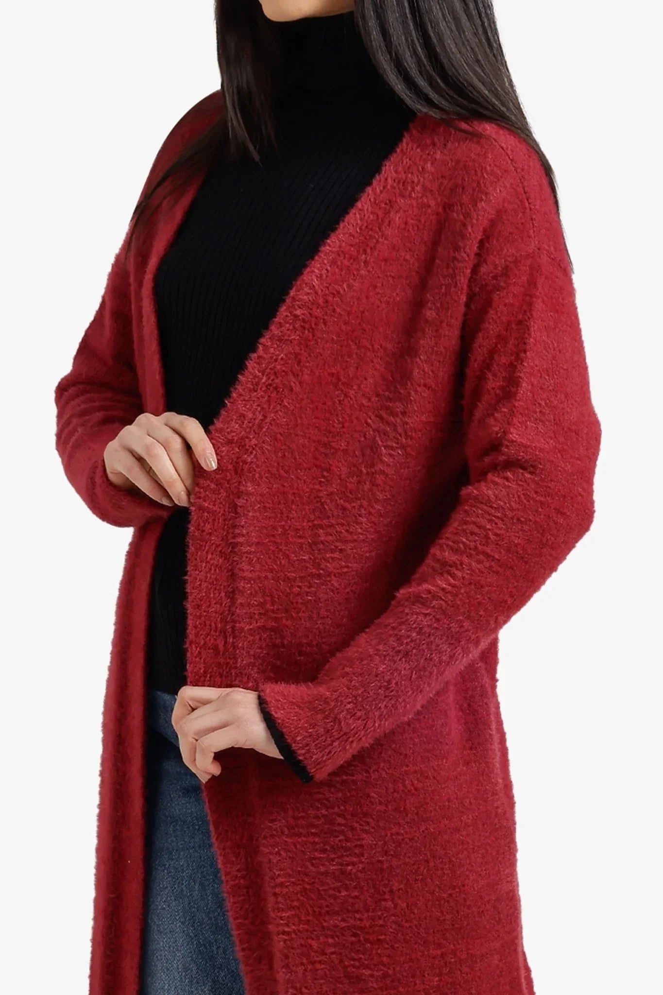Open - Front Midi Cardigan - Clue - Babazzaro