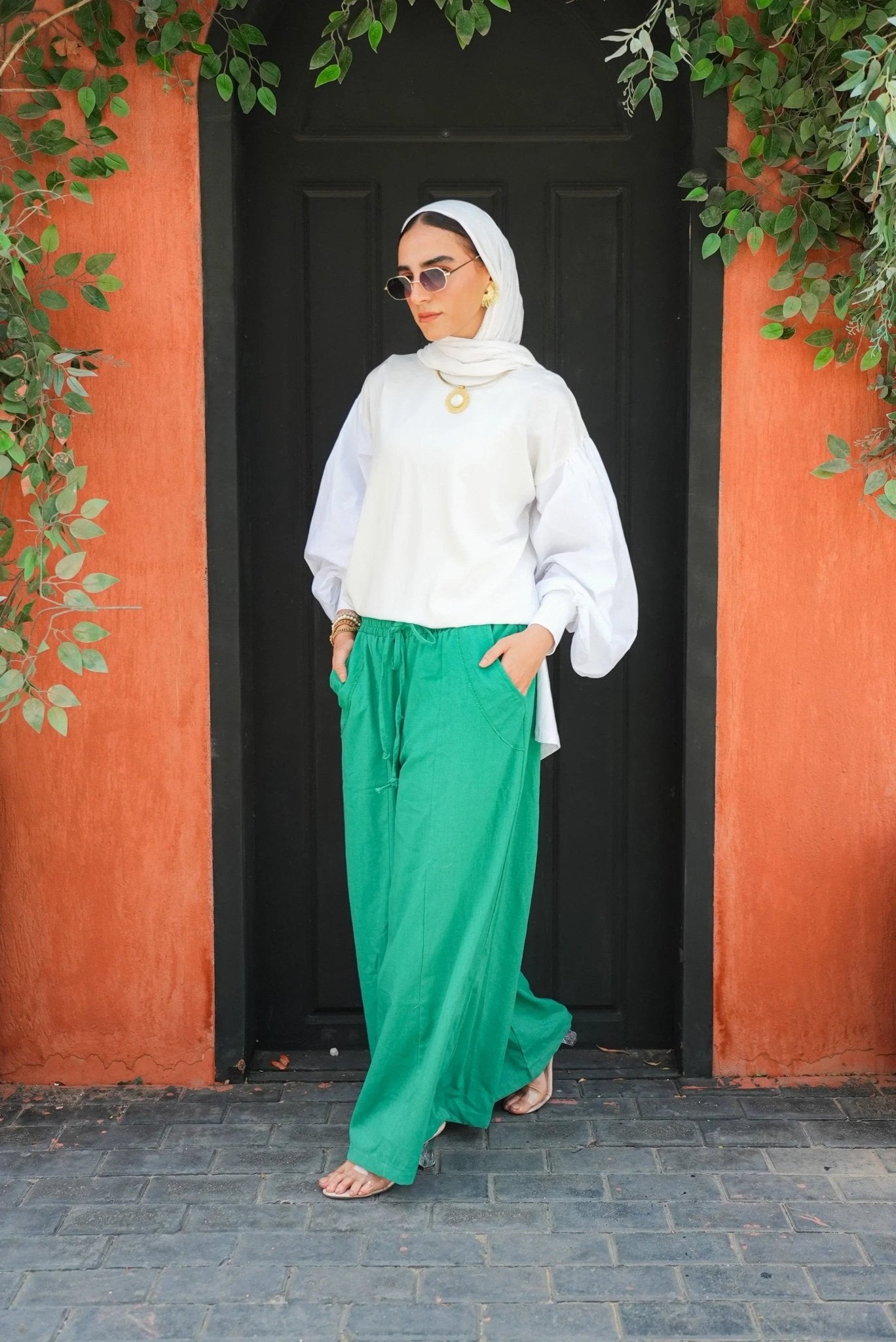 Oversized Linen pants - Dress Code - Babazzaro