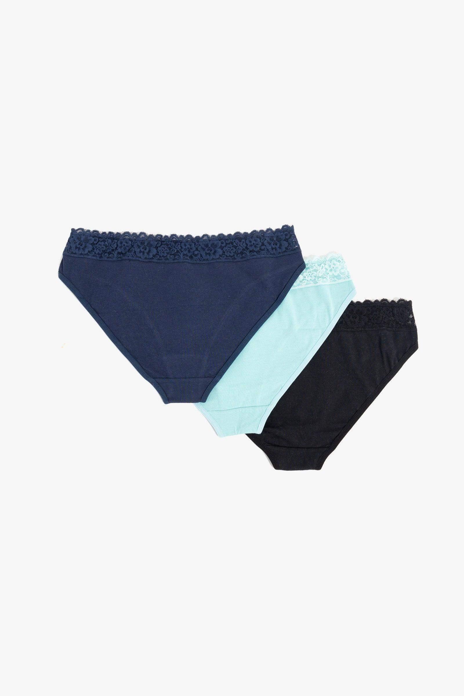 Carina - Pack of 3 Bikini Panties with Lace 3