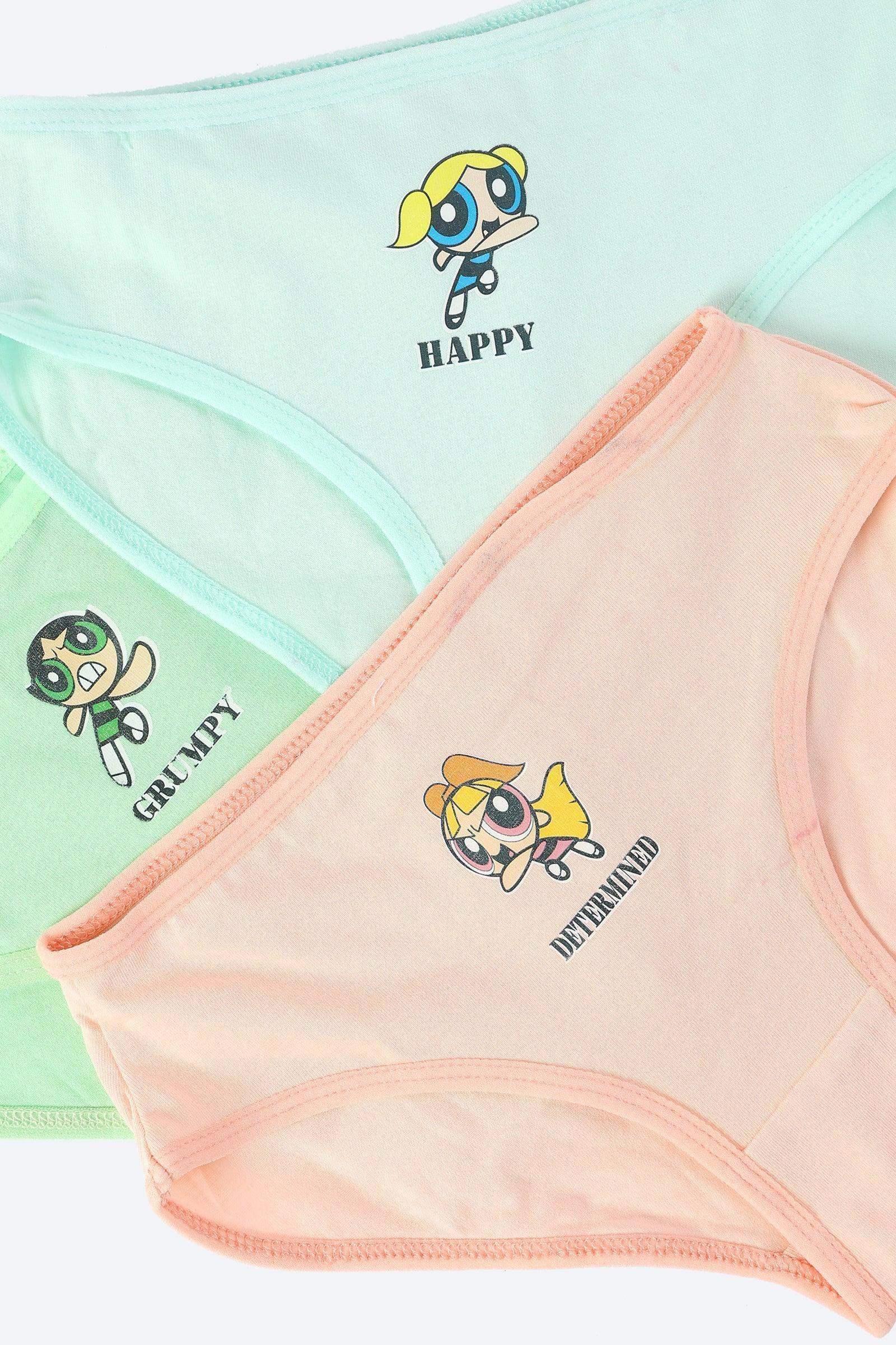 Carina - Pack of 3 Girly Brief Panties 5