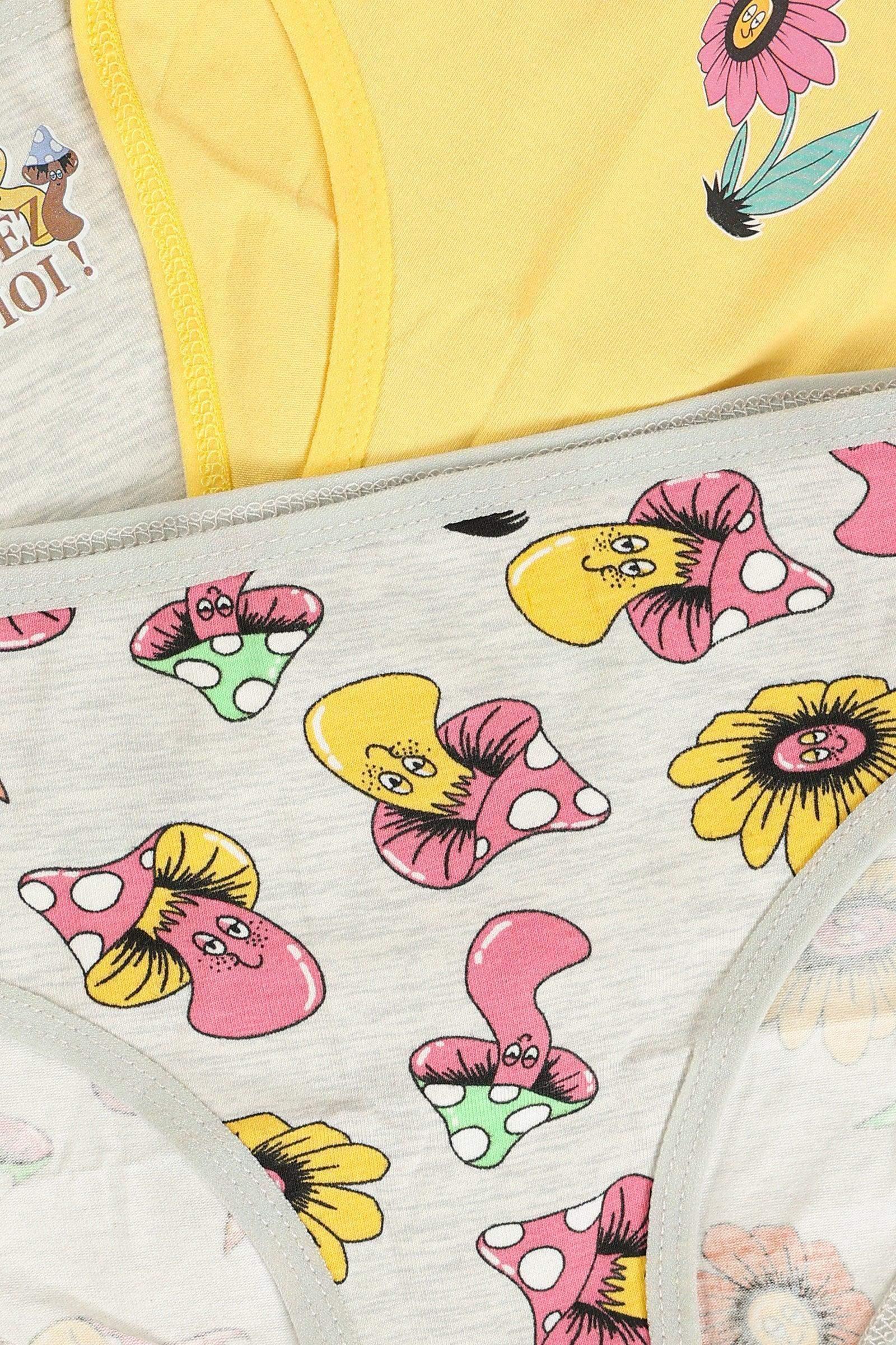 Carina - Pack of 3 Girly Colored Briefs 2