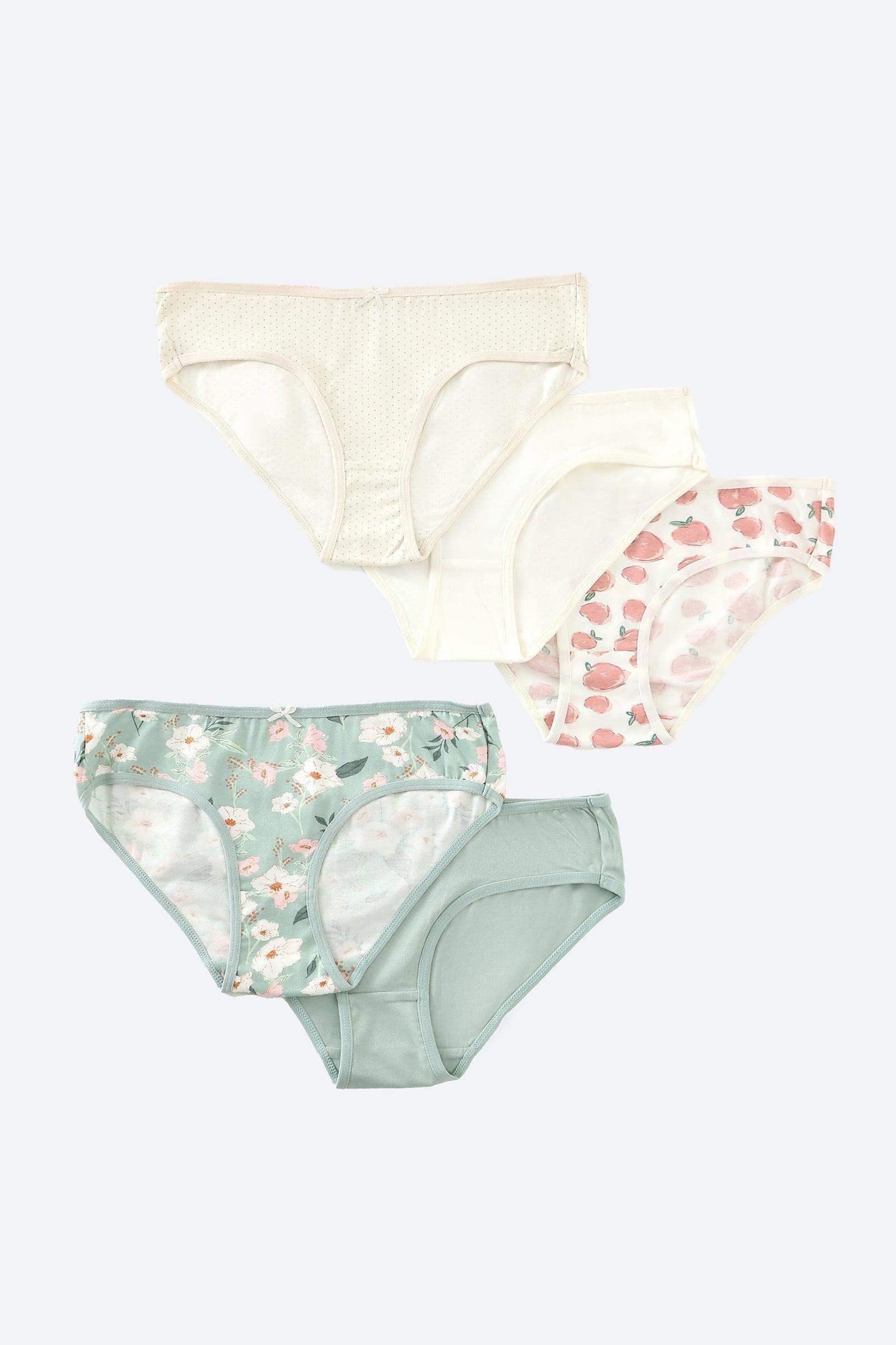 Carina - Pack of 5 Colored Bikini Panties 7