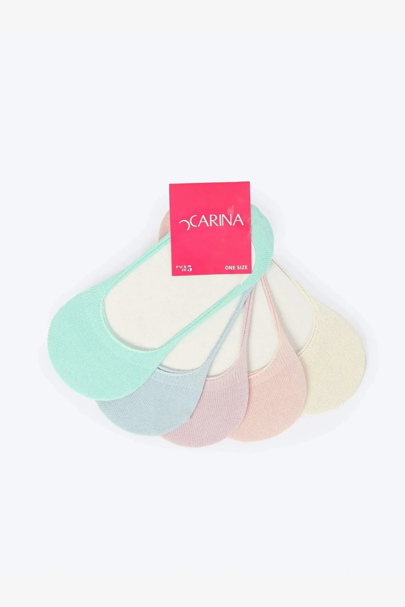Carina - Pack of 5 Invisible Socks 1