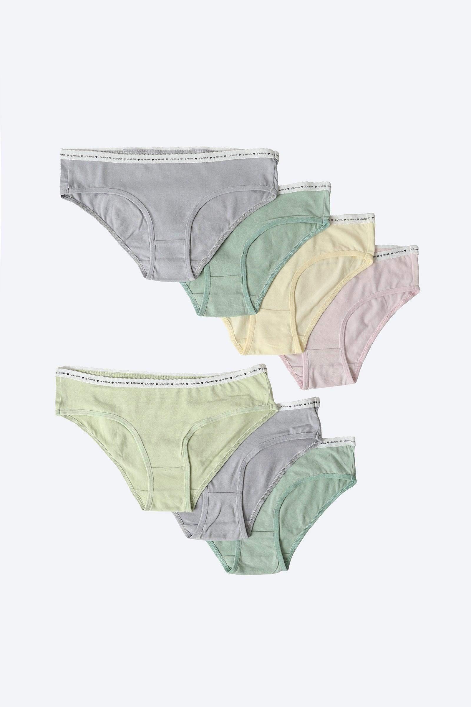 Carina - Pack of 7 Cotton Bikini Panties 1