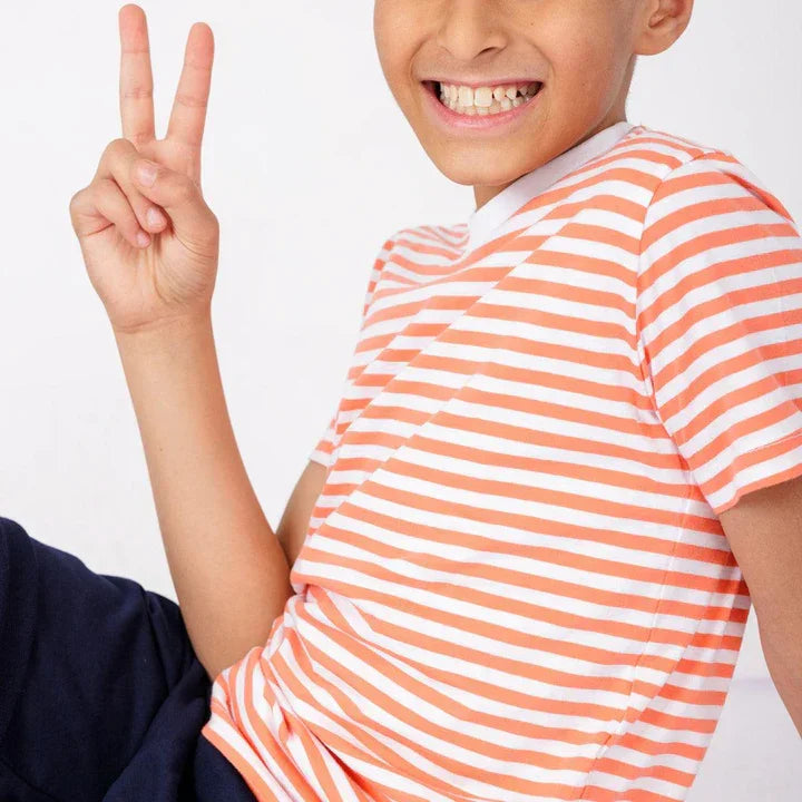 Colour Capsules Striped Crewneck Tee 3