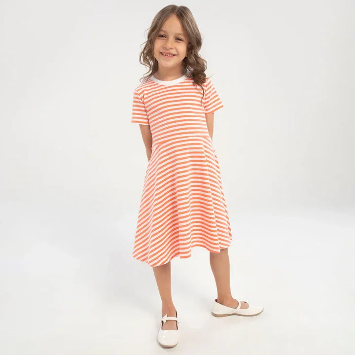 Colour Capsules Striped Twirly Dress 4