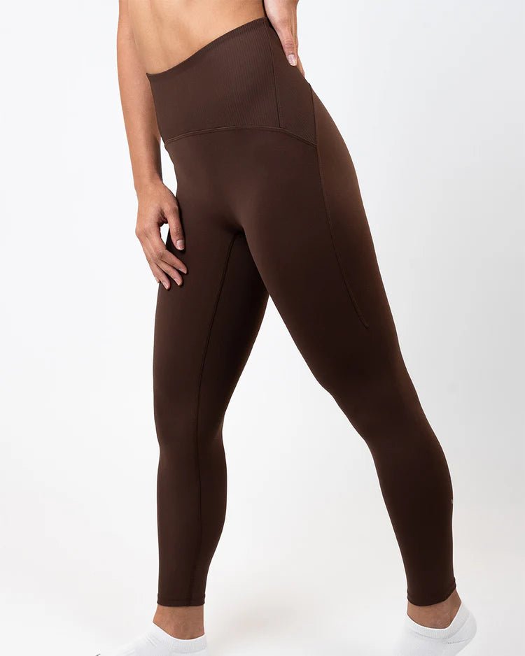 Performance Leggings - Chocolate Brown - Bfeerce - Babazzaro