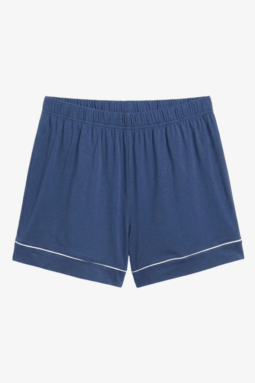 Piped Short Pyjama Set - Carina - Babazzaro