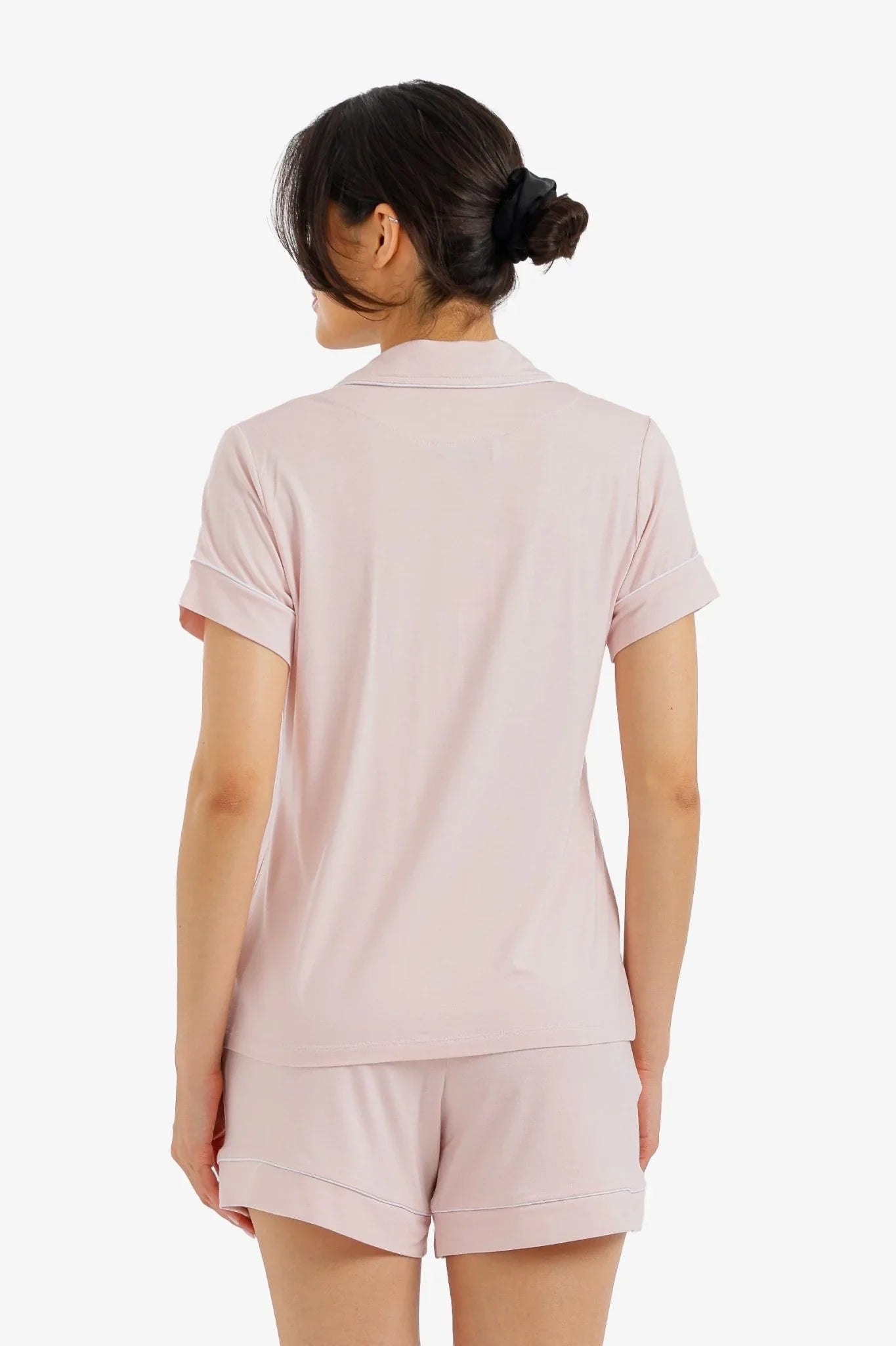 Piped Short Pyjama Set - Carina - Babazzaro