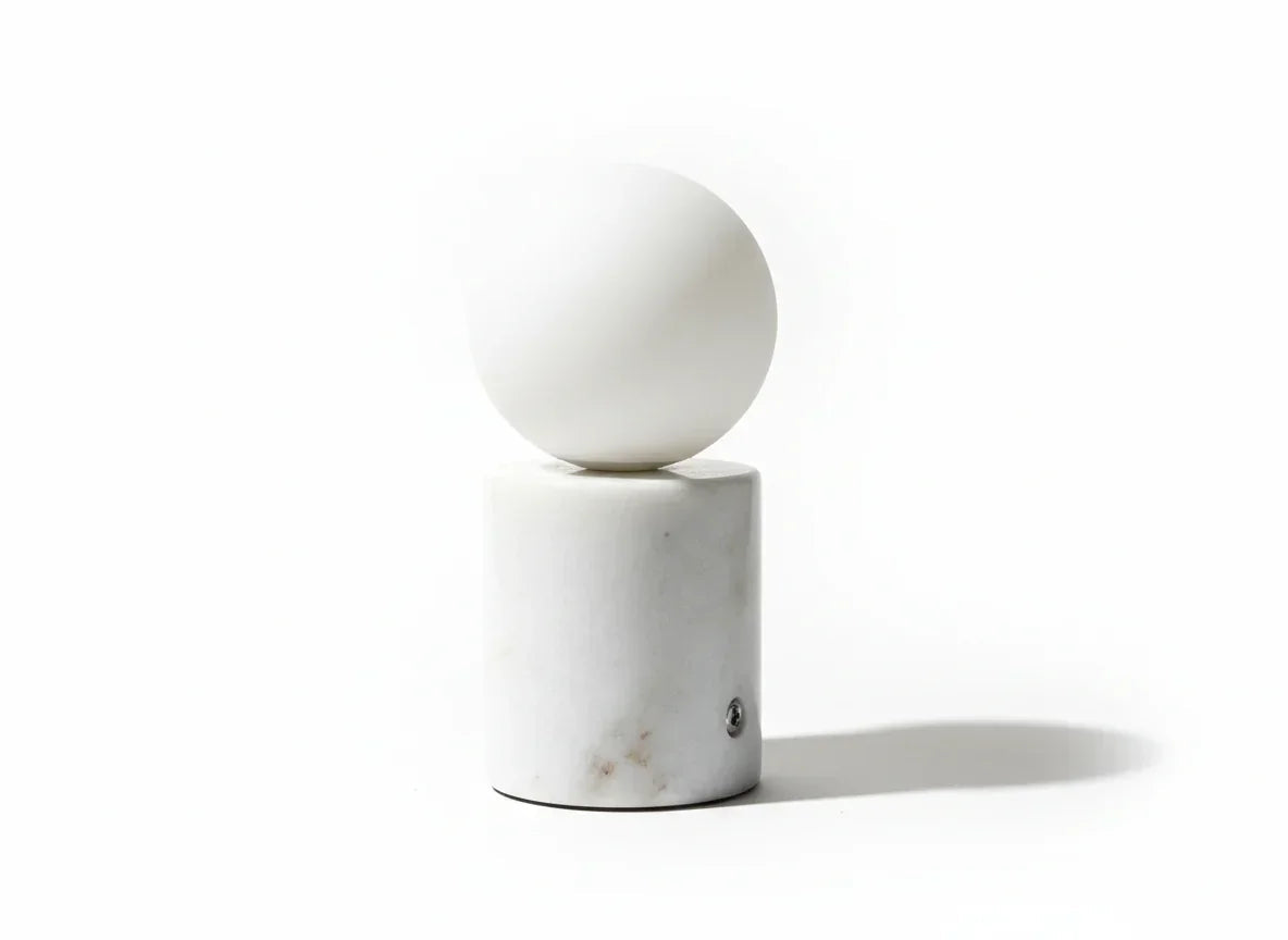 Poco table lamp | Carrara | Cordless - Rechargable - EgyVolt - Babazzaro