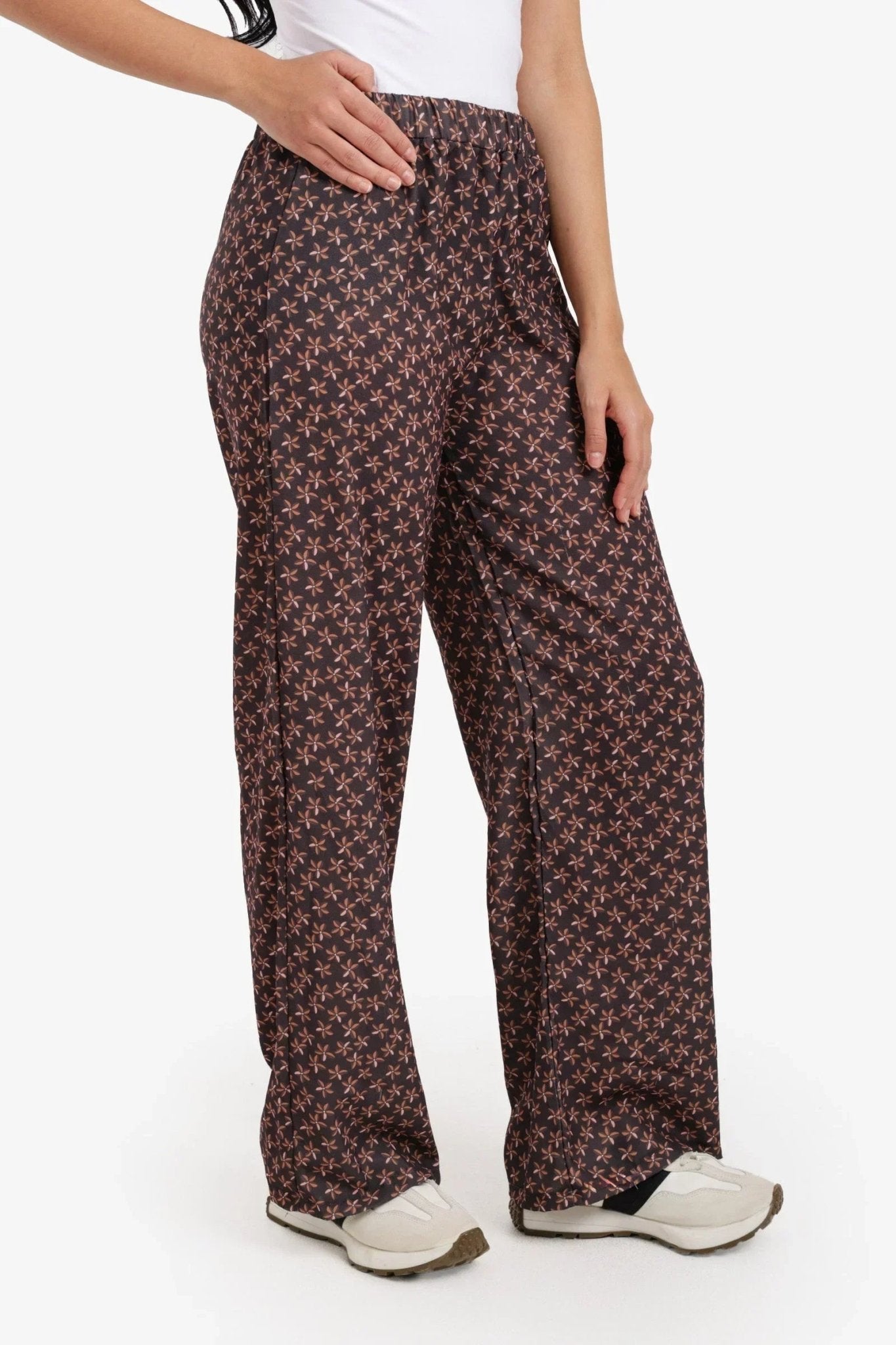 Printed Wide - Leg Pants - Carina - Babazzaro