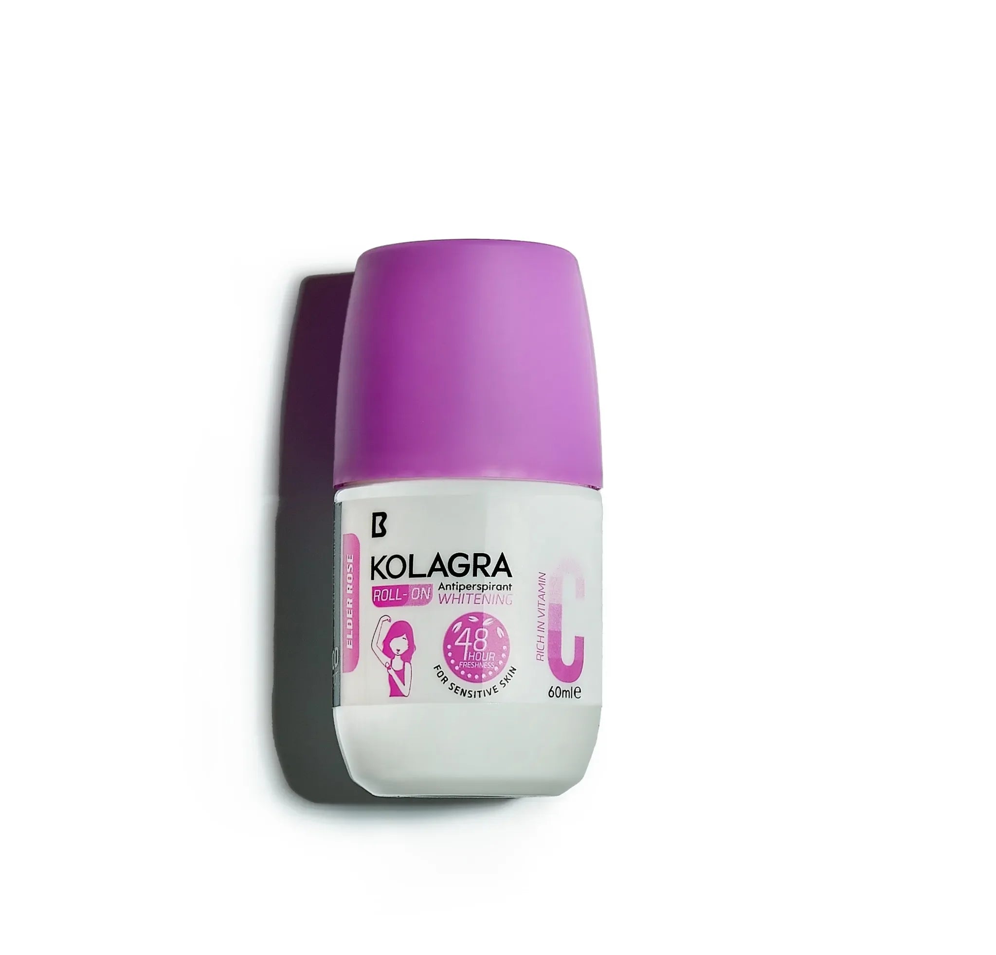 Biostream - Kolagra MulticolorWhitening Roll On Elder Rose 1