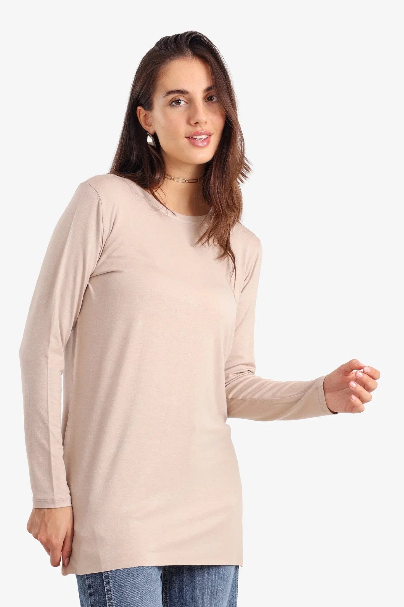 Relaxed Crew Neck T-Shirt - Carina - Babazzaro