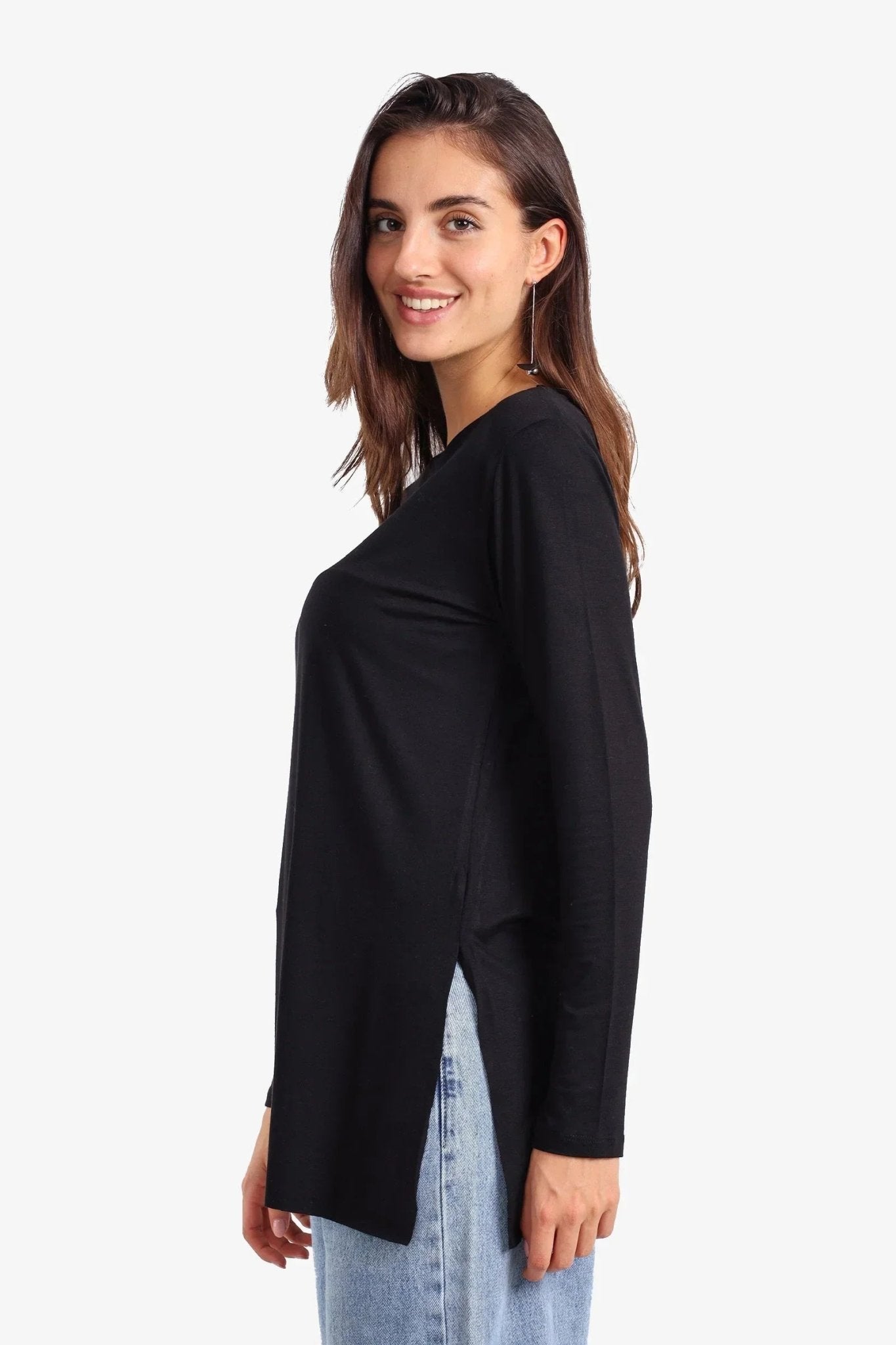 Relaxed Crew Neck T-Shirt - Carina - Babazzaro