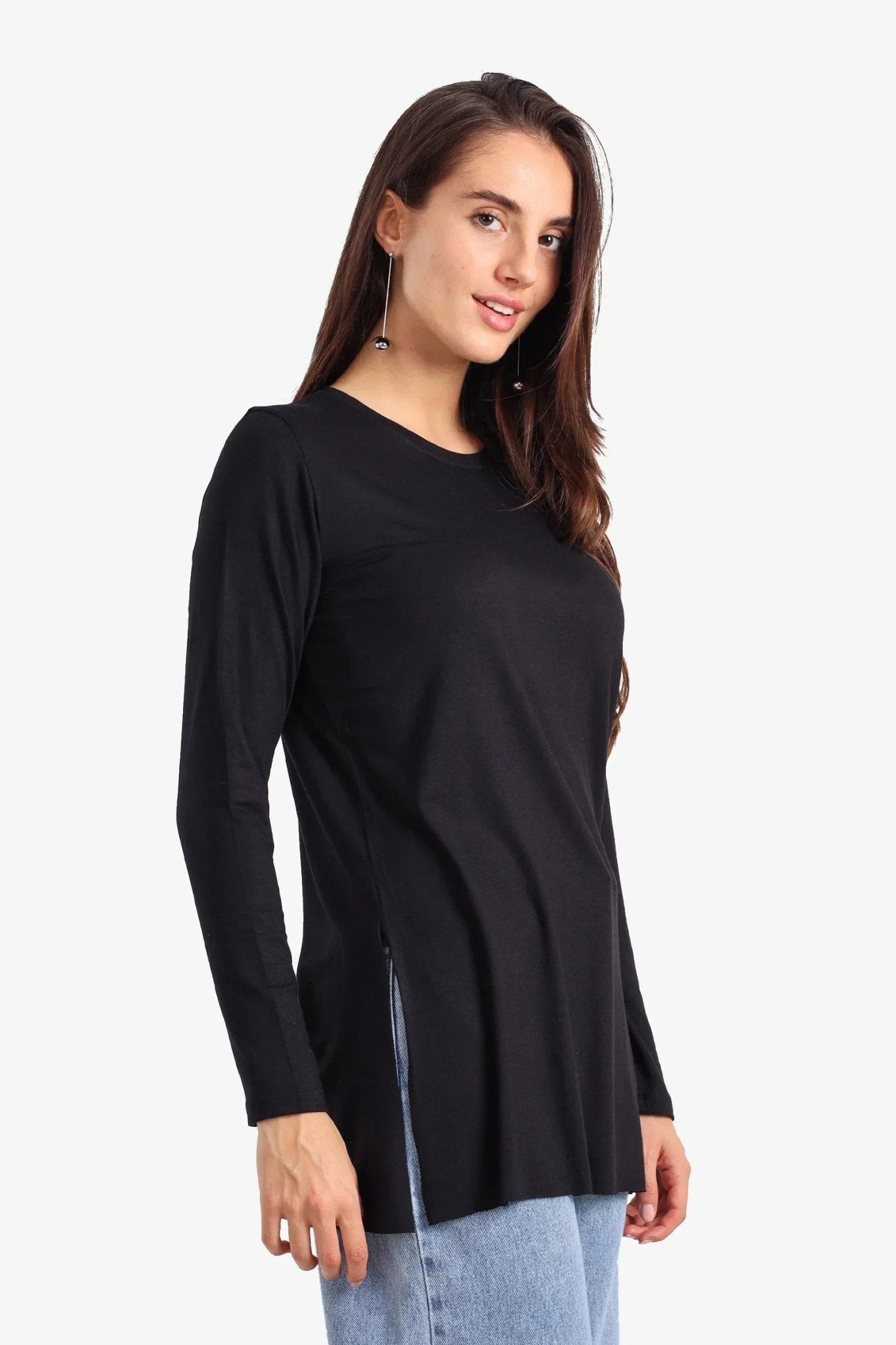Relaxed Crew Neck T-Shirt - Carina - Babazzaro