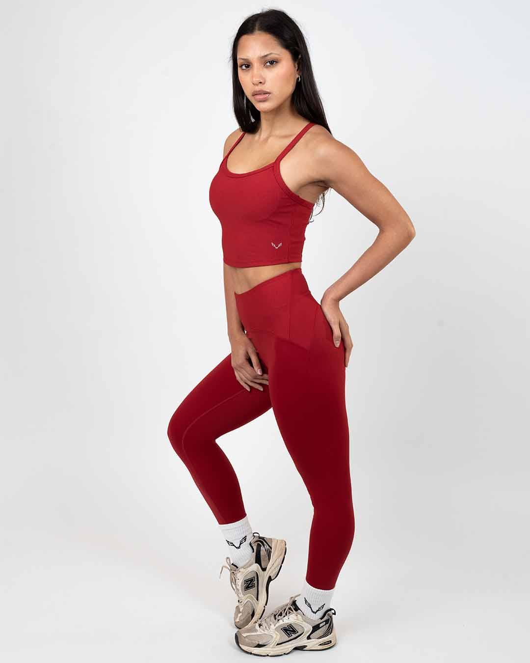 Ribbed Performance Set - Blood Red - Bfeerce - Babazzaro