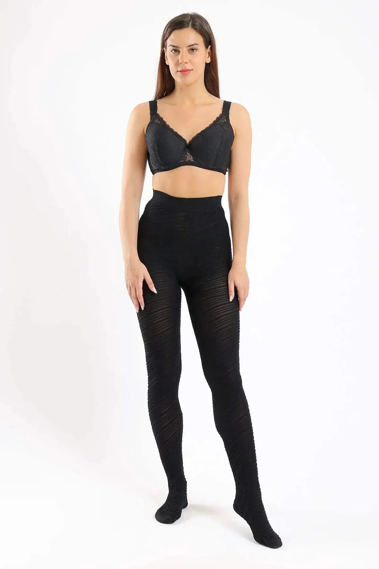 Carina - Ribbed Warm Pantyhose 5