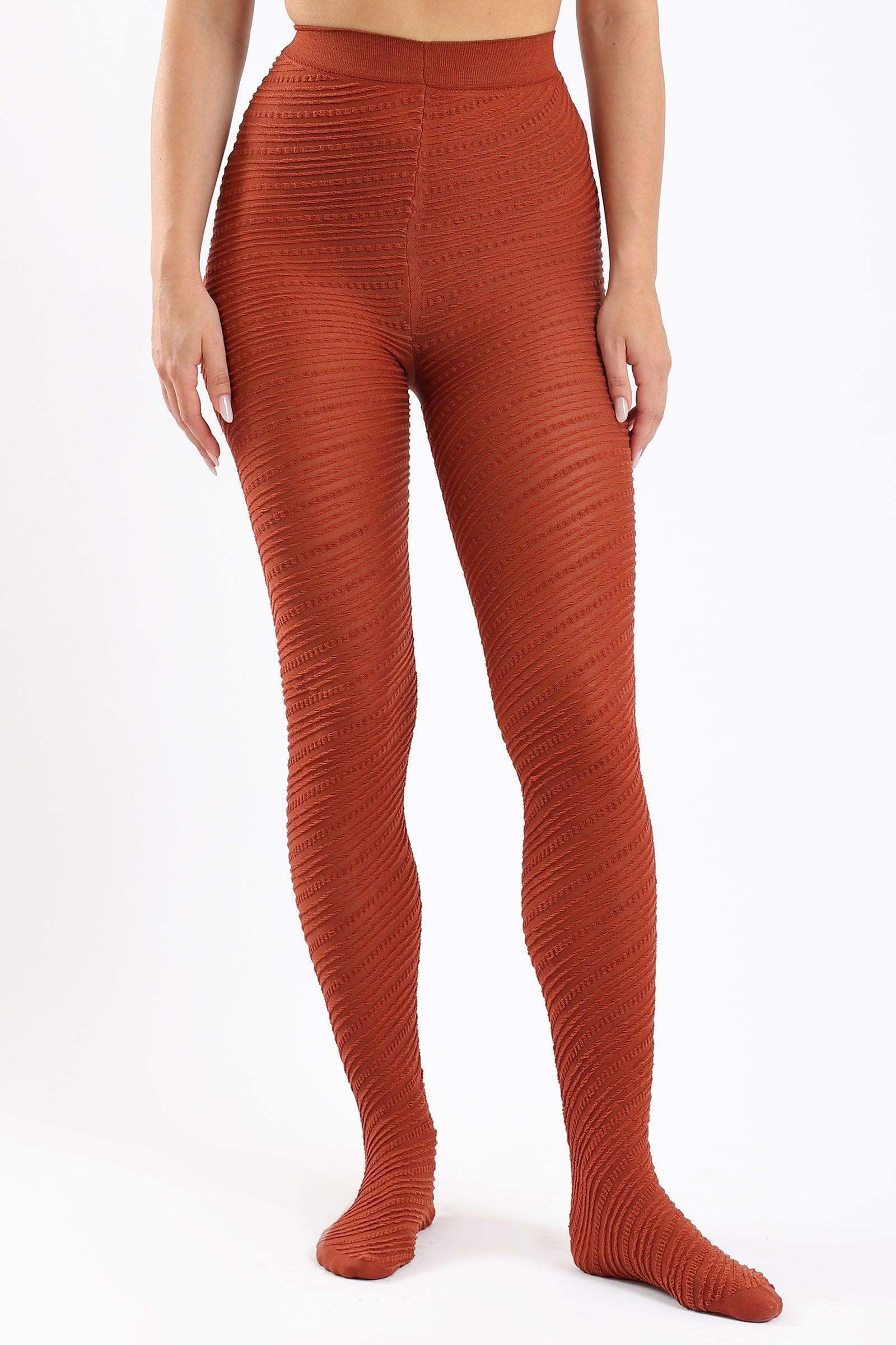 Carina - Ribbed Warm Pantyhose 2