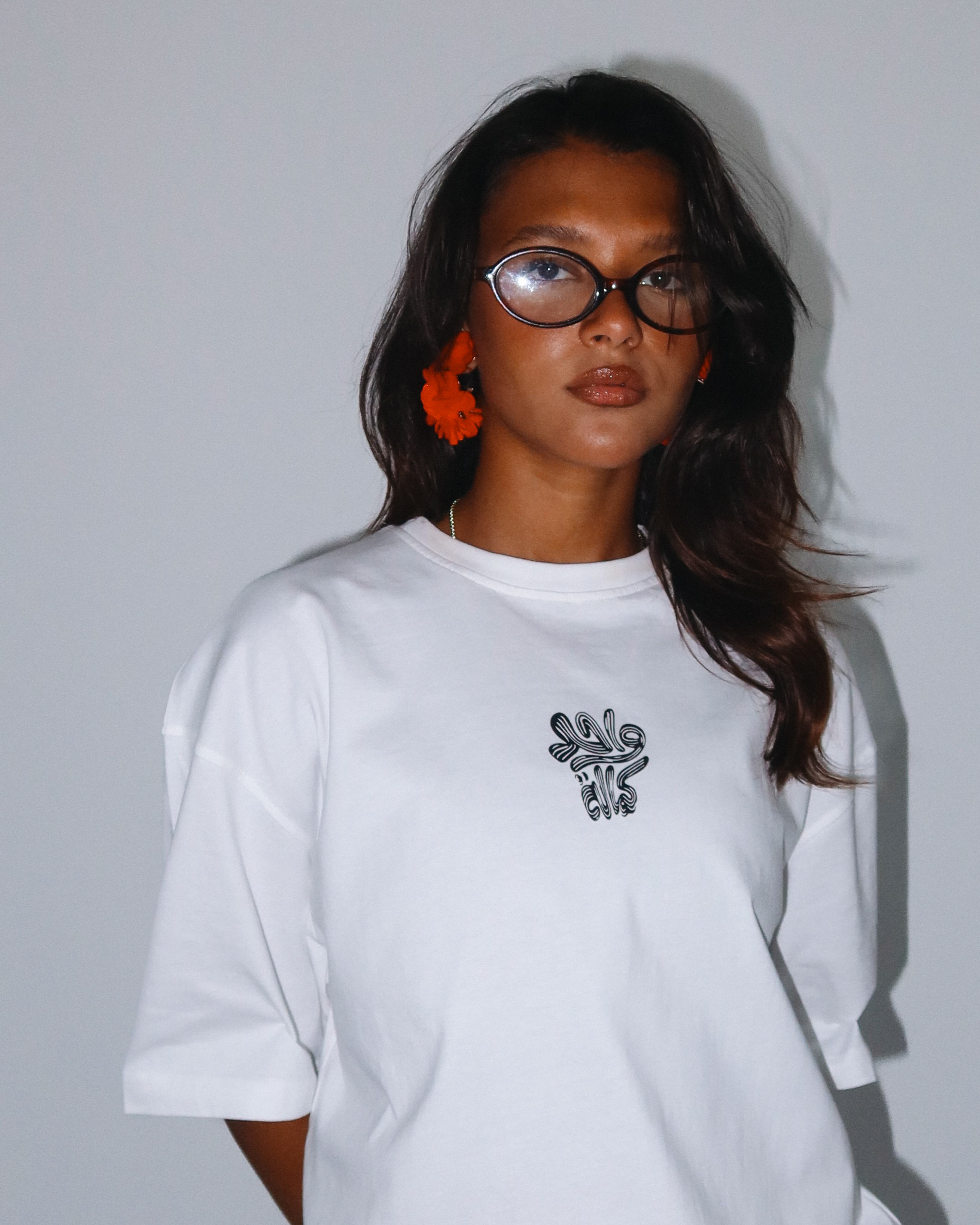 Koshary Women Oversized SS T-Shirt - Off White - NAS Trends 2