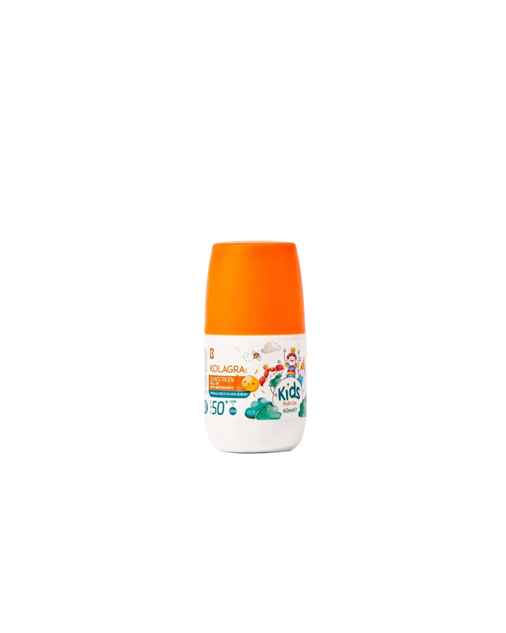 Biostream - Kolagra MulticolorSunscreen Roll on KIDS SPF 50+ 1