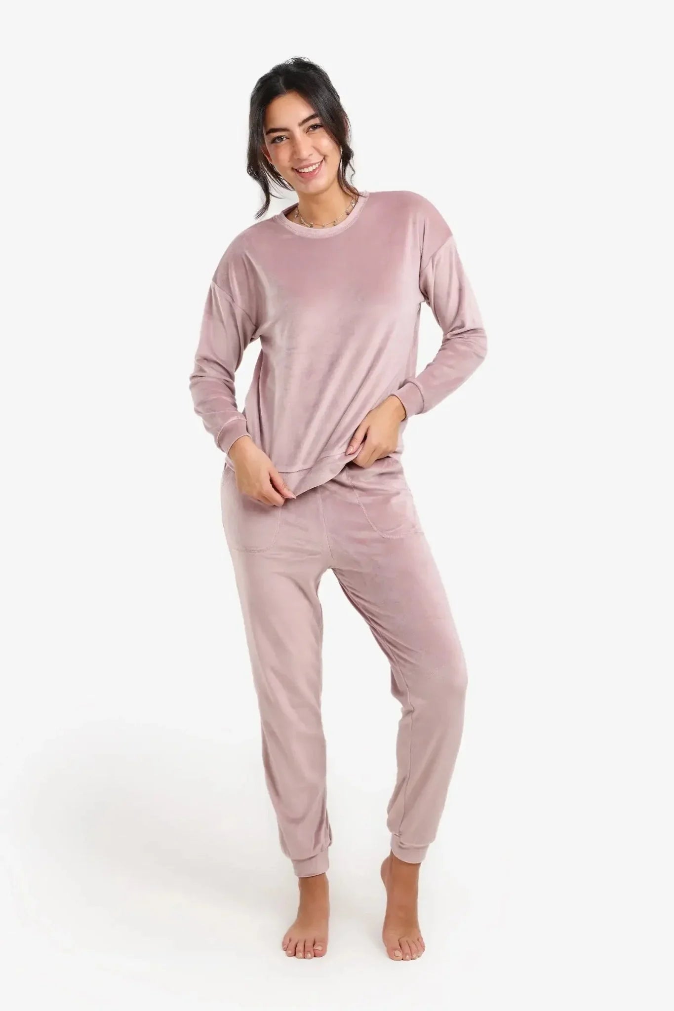 Round Neck Pyjama Set - Carina - Babazzaro