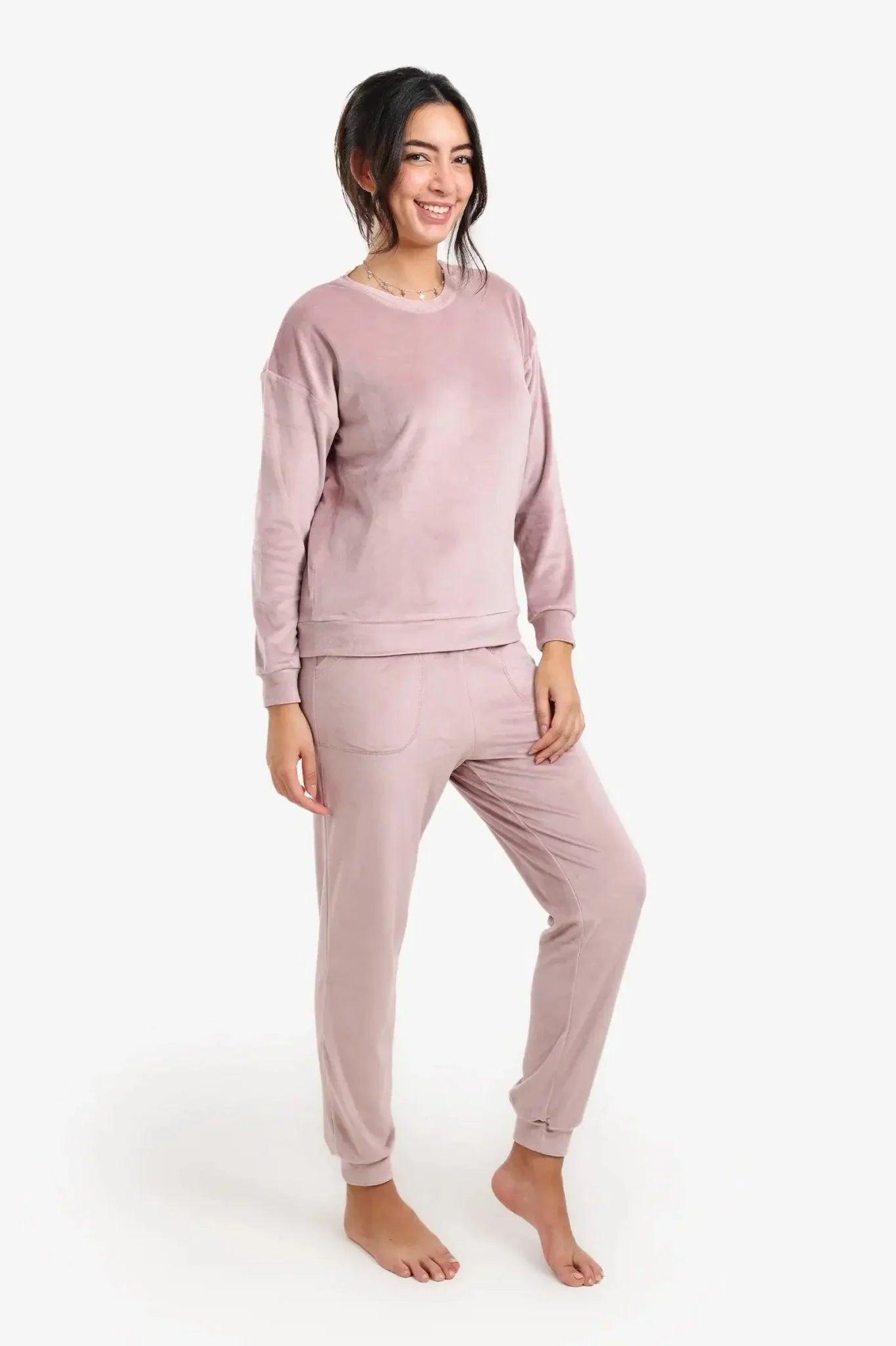 Round Neck Pyjama Set - Carina - Babazzaro