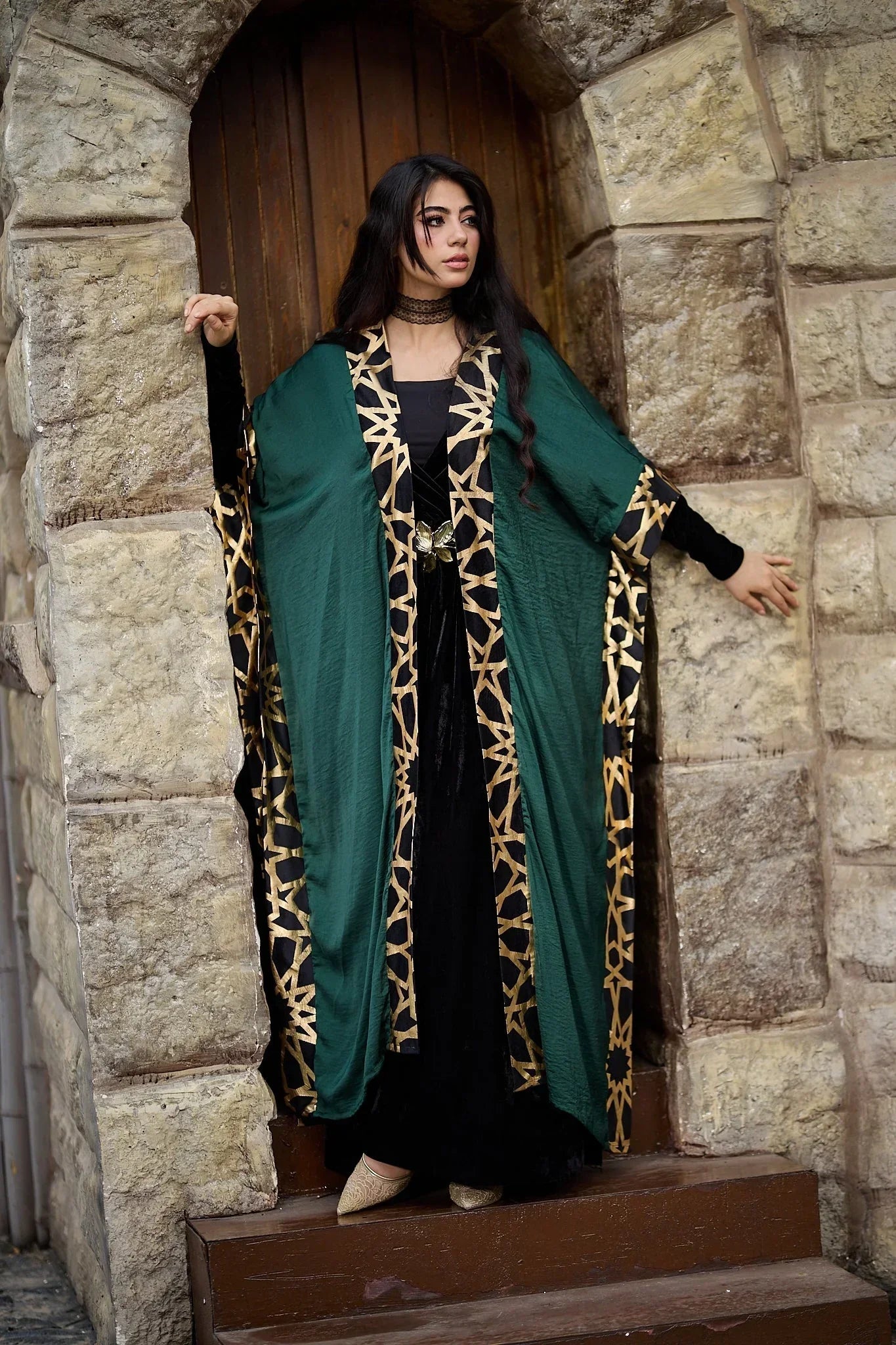 Satin green - Dress Code - Babazzaro