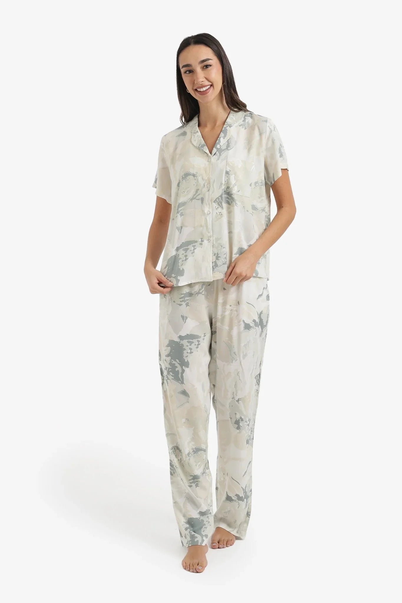 Short - Sleeve Pyjama Set - Carina - Babazzaro