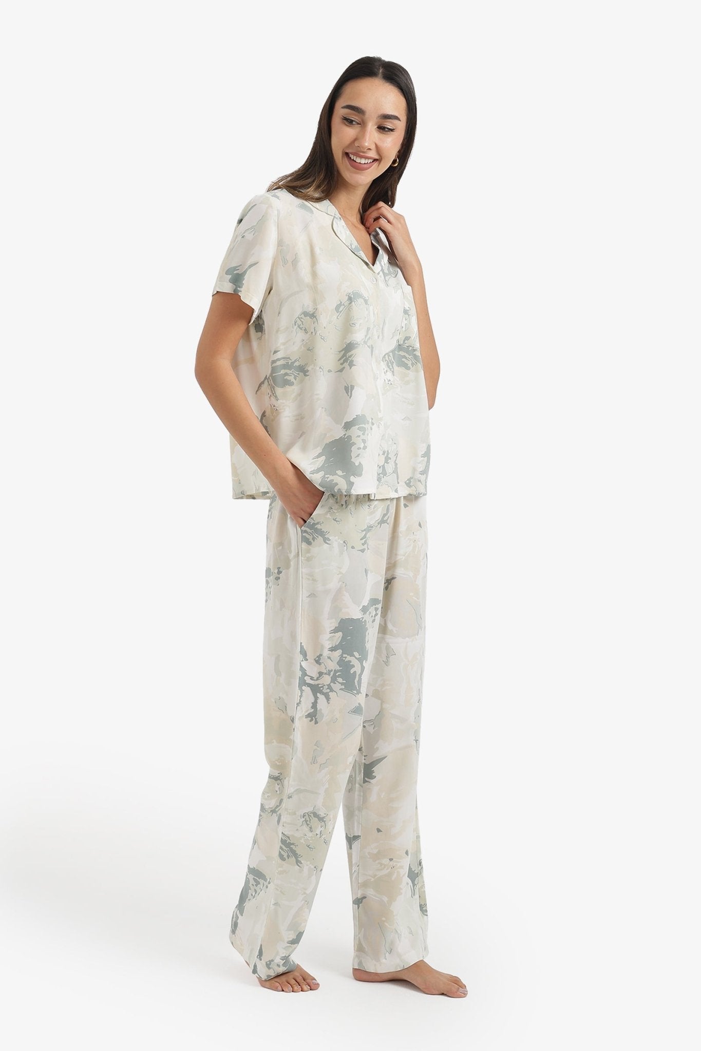 Short - Sleeve Pyjama Set - Carina - Babazzaro