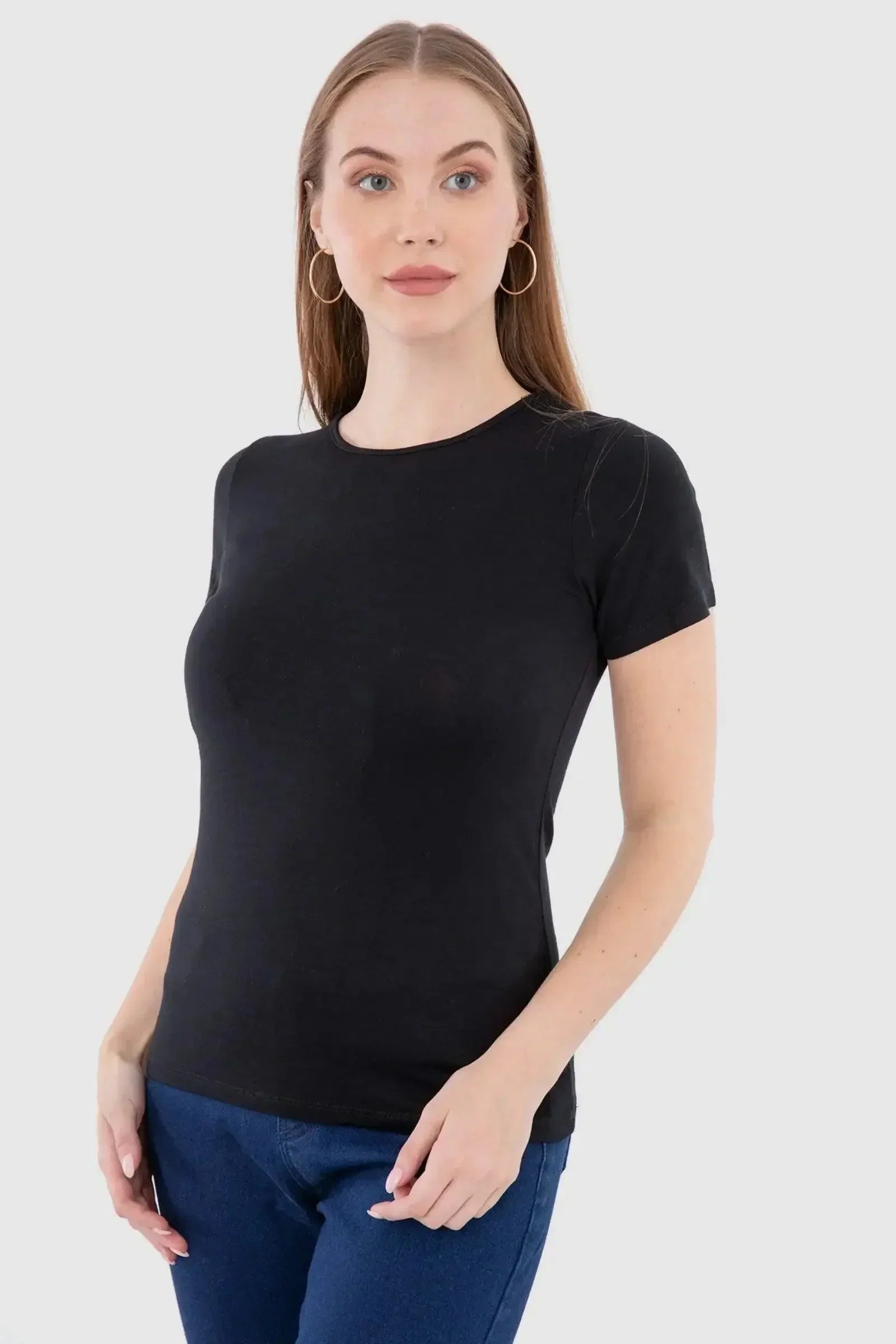 Carina - Short Sleeves Viscose Top 15