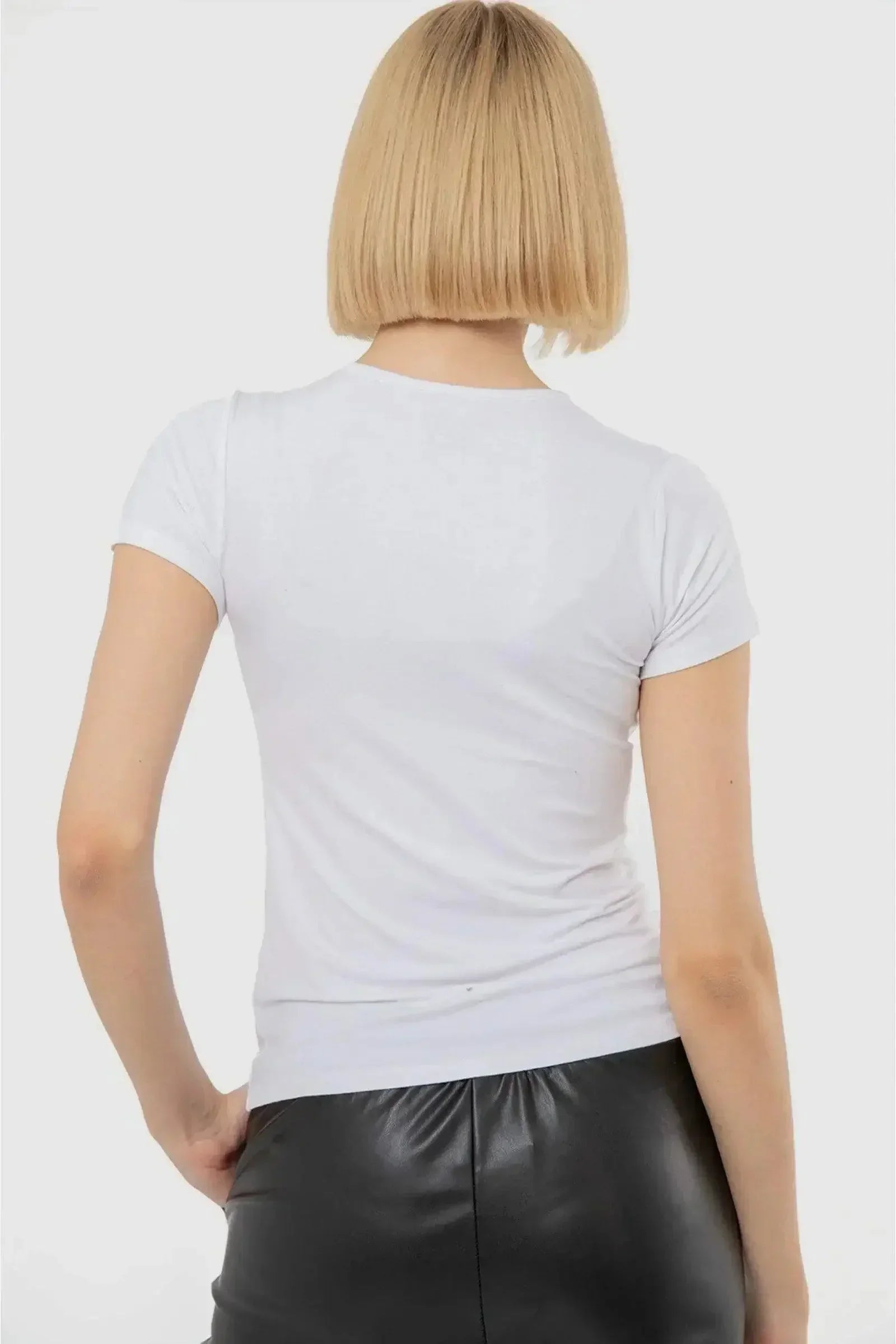 Carina - Short Sleeves Viscose Top 6