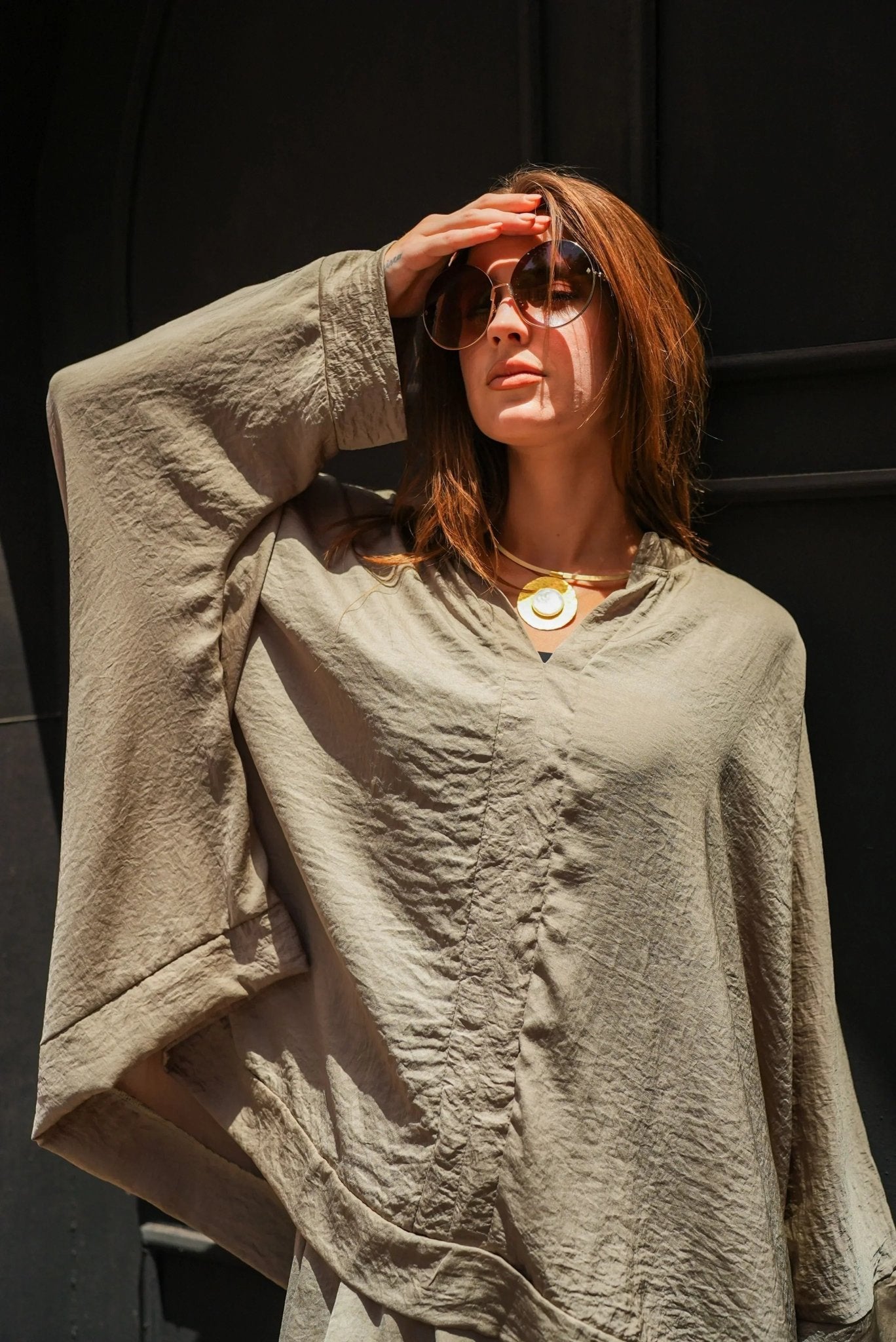 silk cafe set - Dress Code - Babazzaro