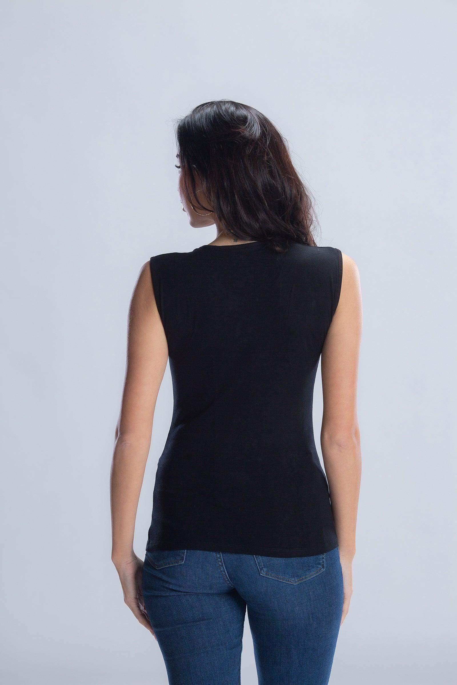 Carina - Sleeveless Crew Neck Top 3