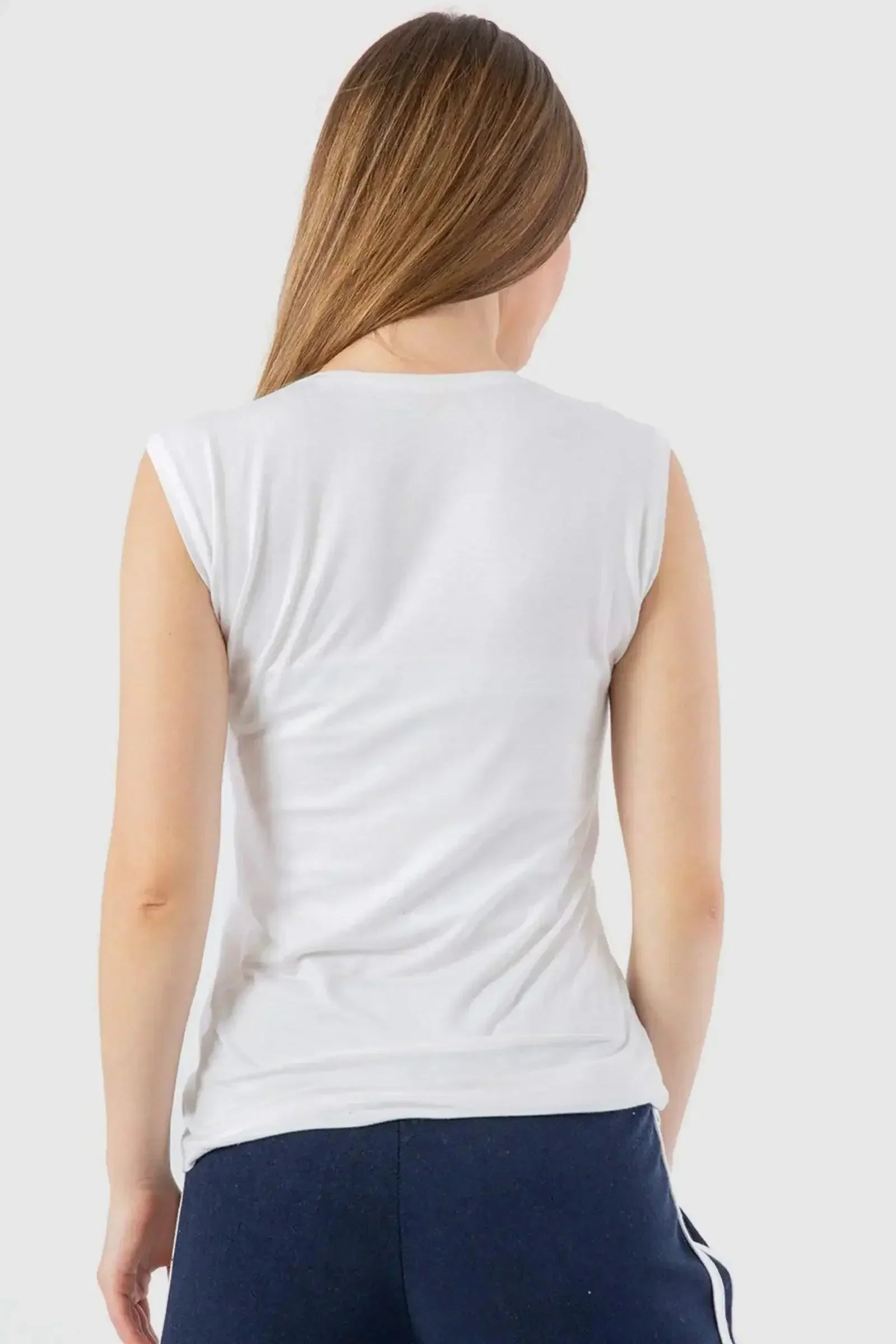 Carina - Sleeveless Crew Neck Top 6