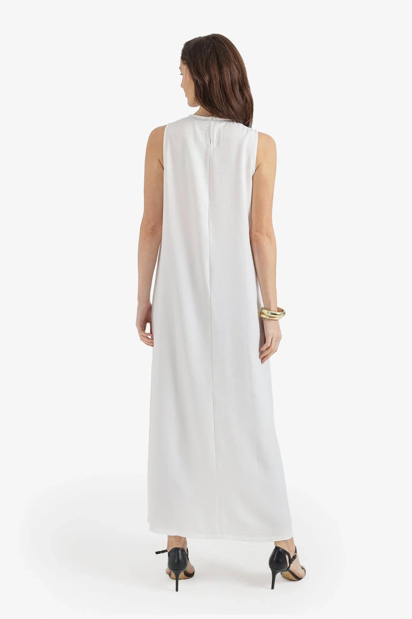 Sleeveless Maxi Dress - Clue - Babazzaro