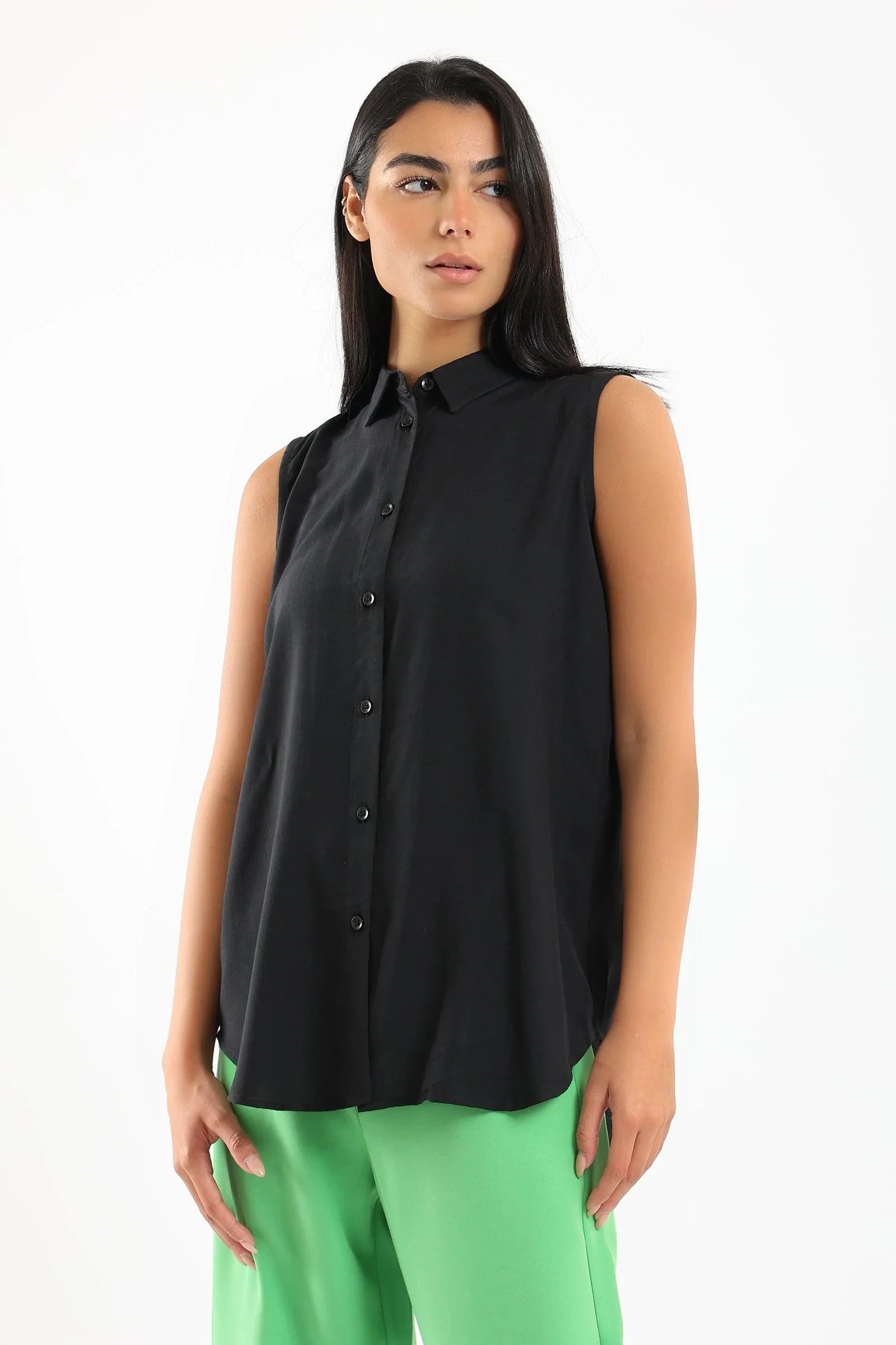 Clue - Sleeveless Smart Fit Shirt 2