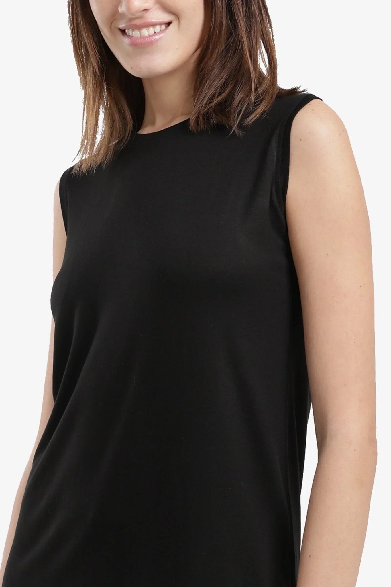 Slim Fit Sleeveless T-Shirt - Carina - Babazzaro