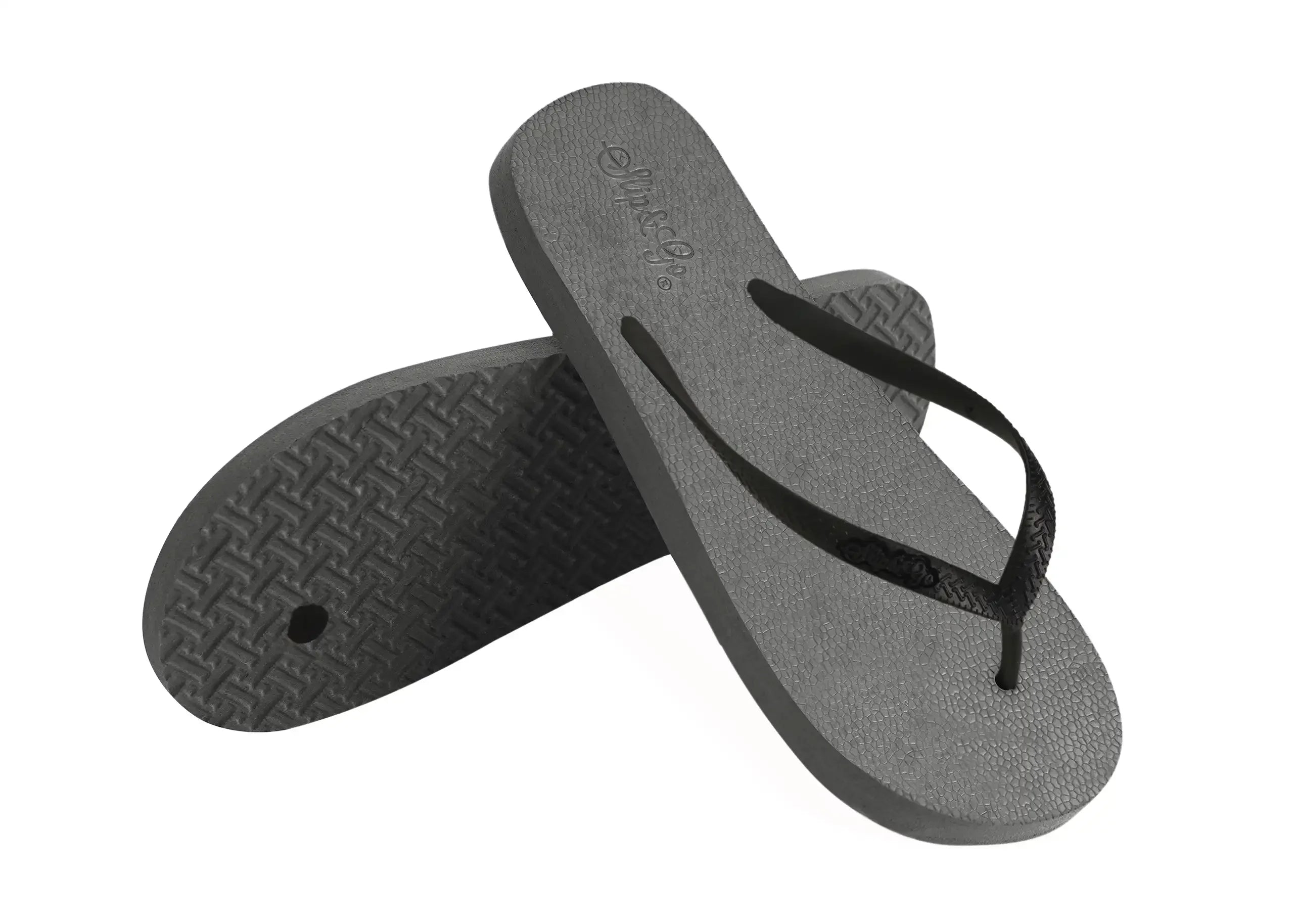Slip&Go - Platinum Gray Premium Kids Comfort Slipper 23
