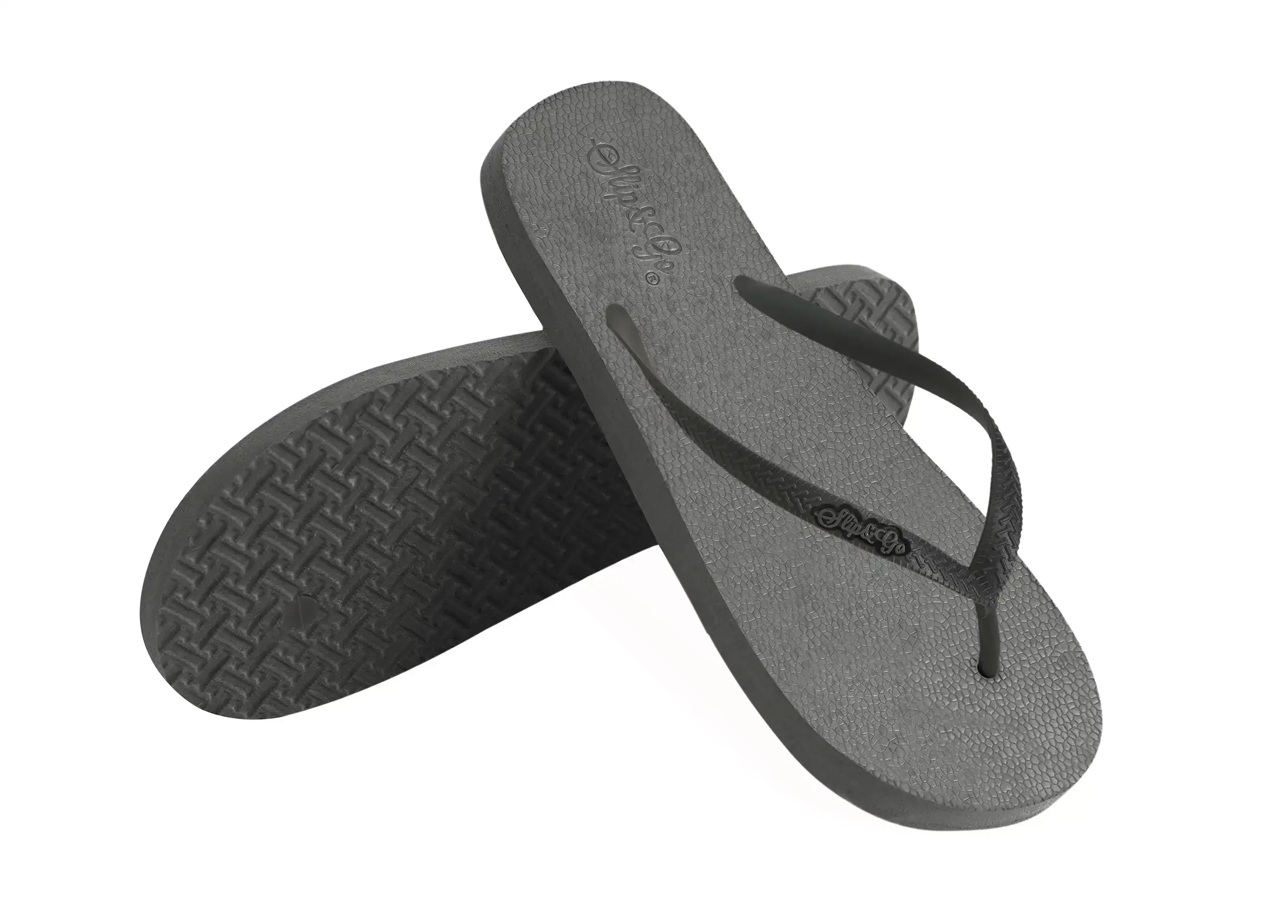 Slip&Go - Platinum Gray Premium Kids Comfort Slipper 45