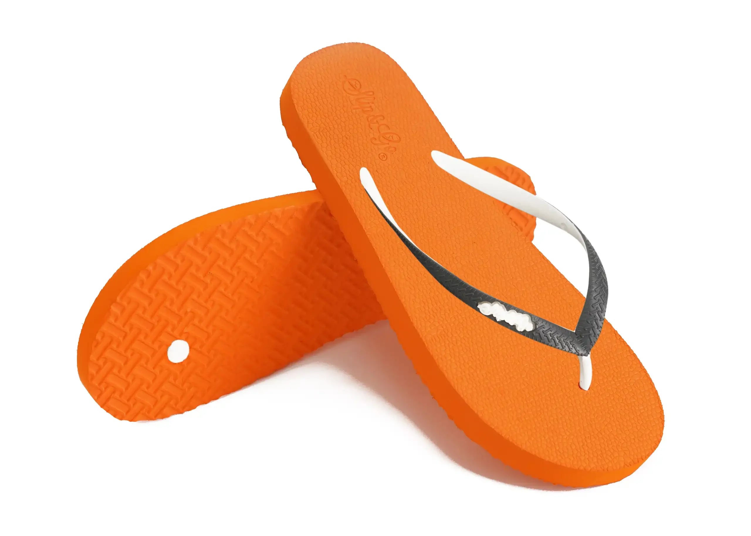 Slip&Go - Electric Orange Premium Kids Comfort Slipper 30
