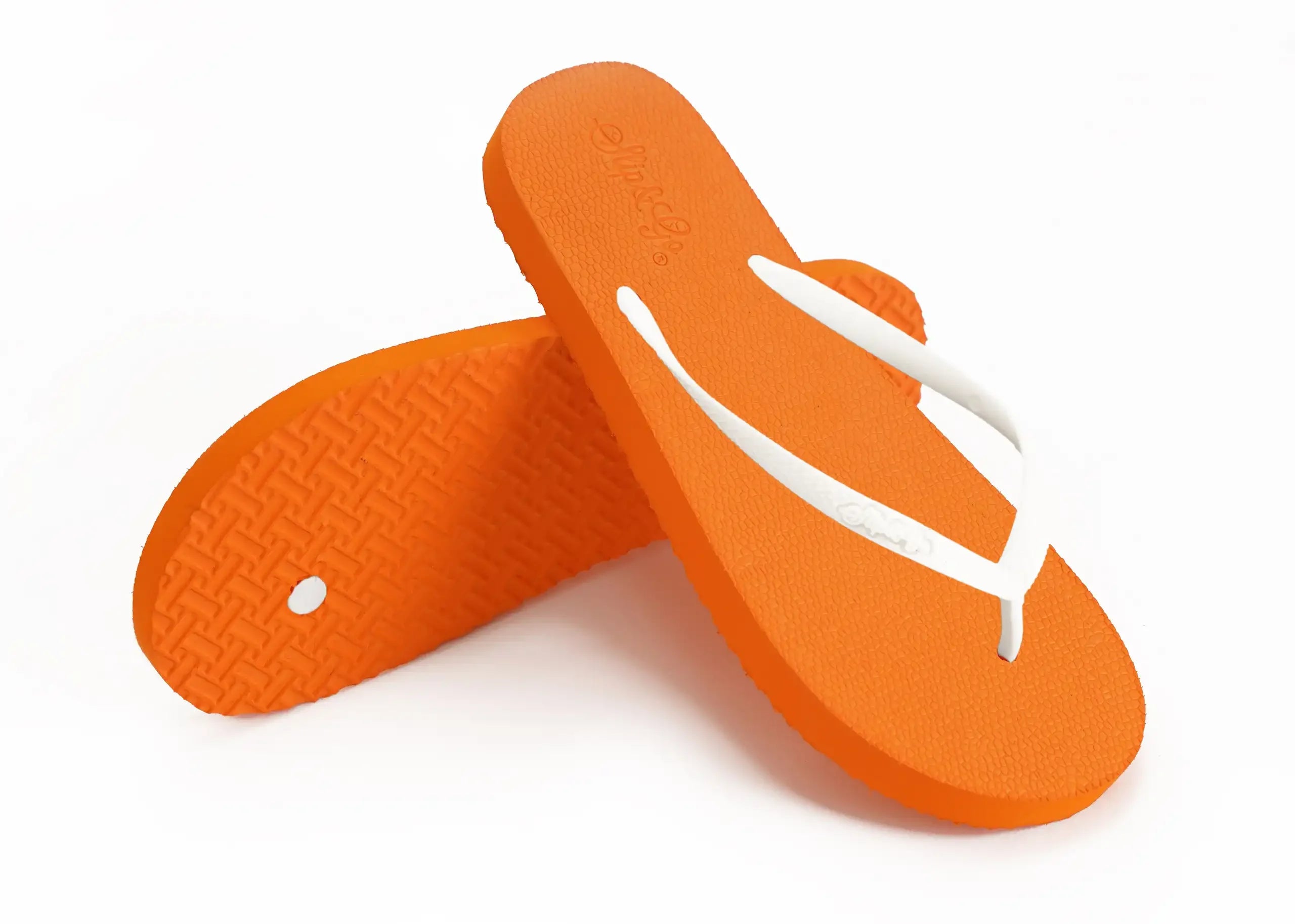 Slip&Go - Electric Orange Premium Kids Comfort Slipper 33