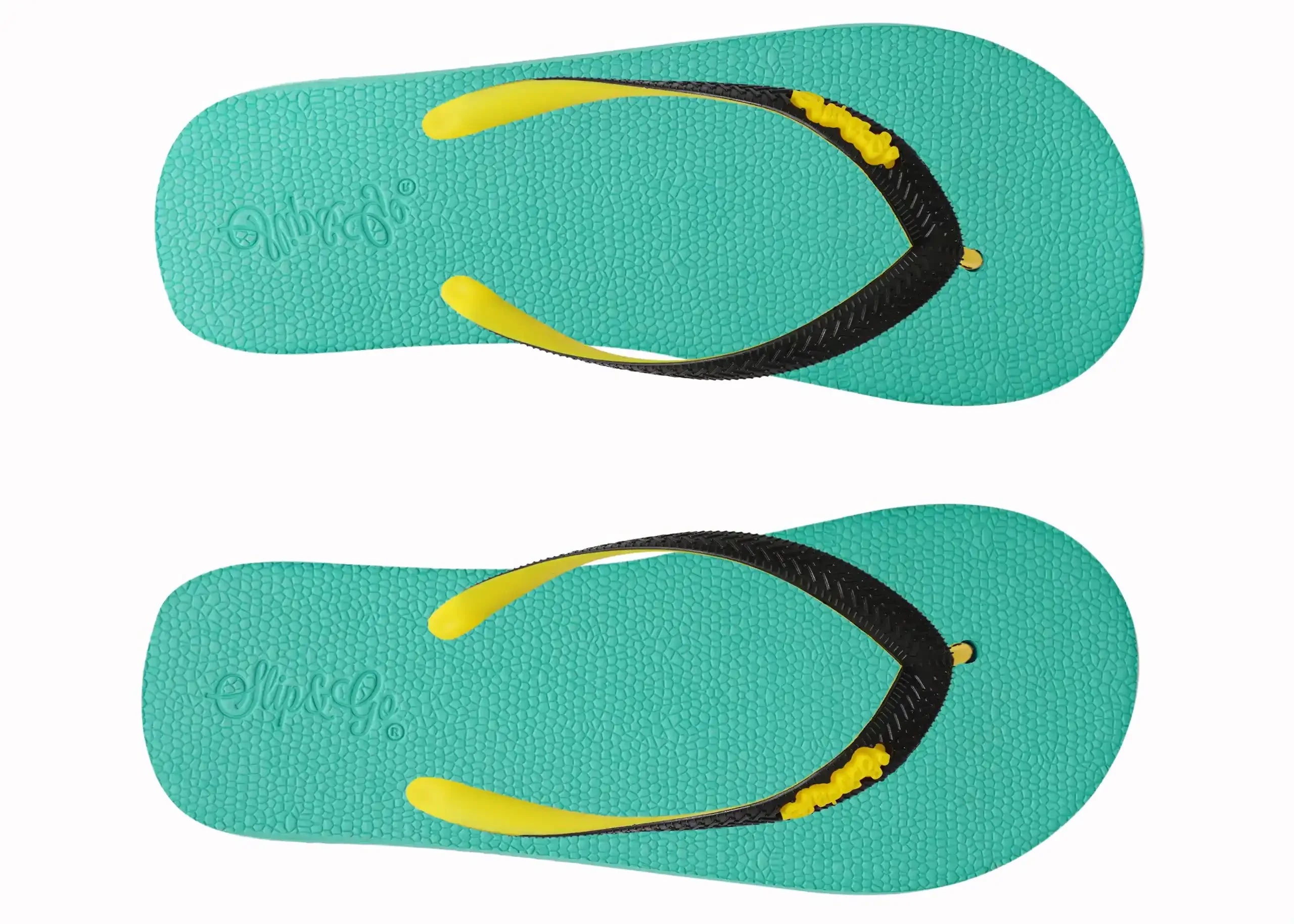 Slip&Go - Aqua Turquoise Premium Men’s Comfort Slipper 26