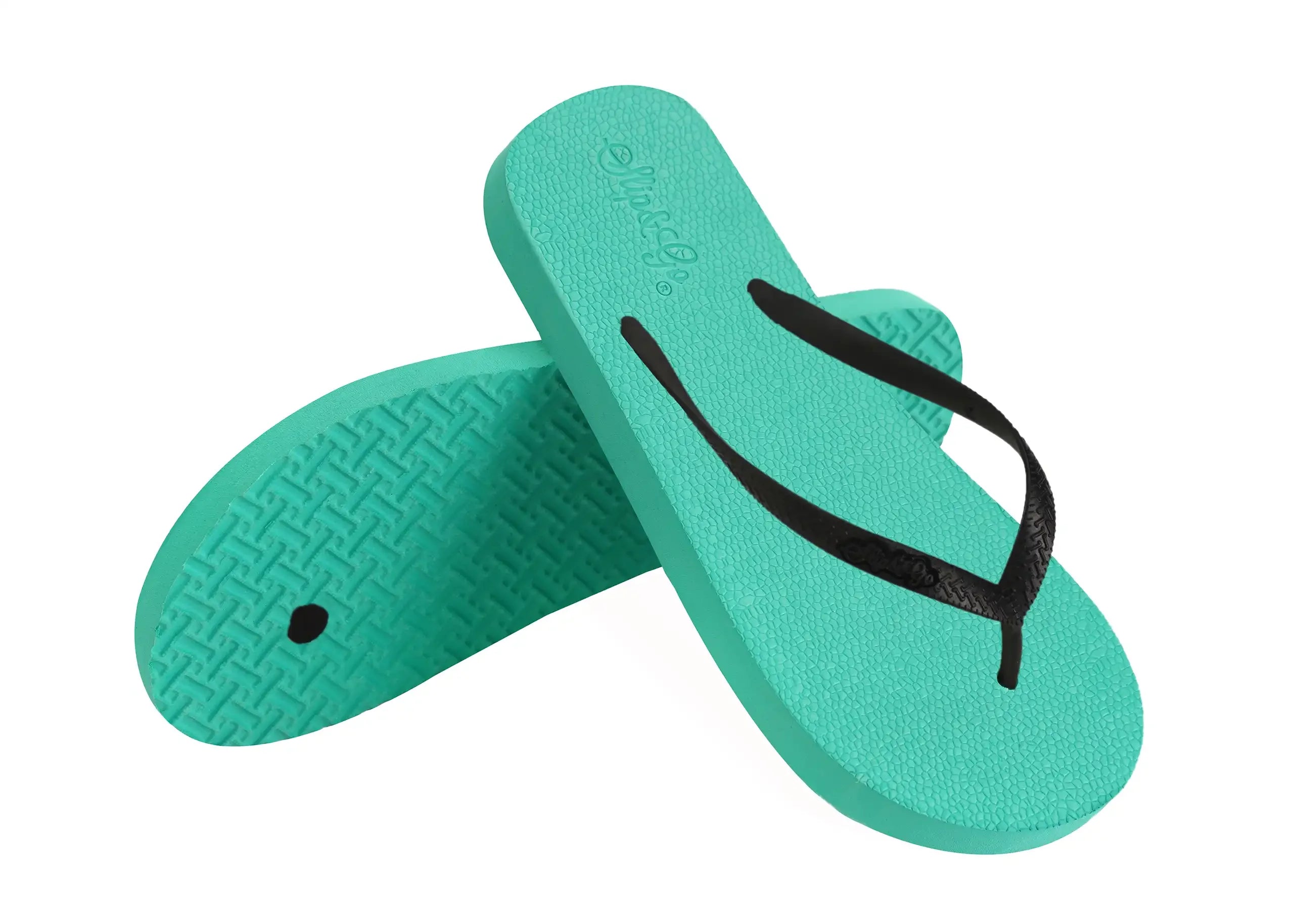 Slip&Go - Aqua Turquoise Premium Kids Comfort Slipper 33